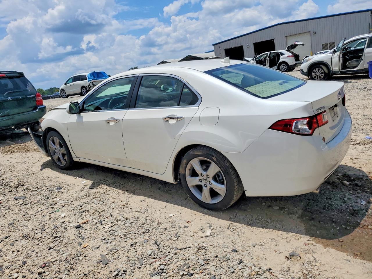 2010 Acura Tsx White vin: JH4CU2F6XAC003057
