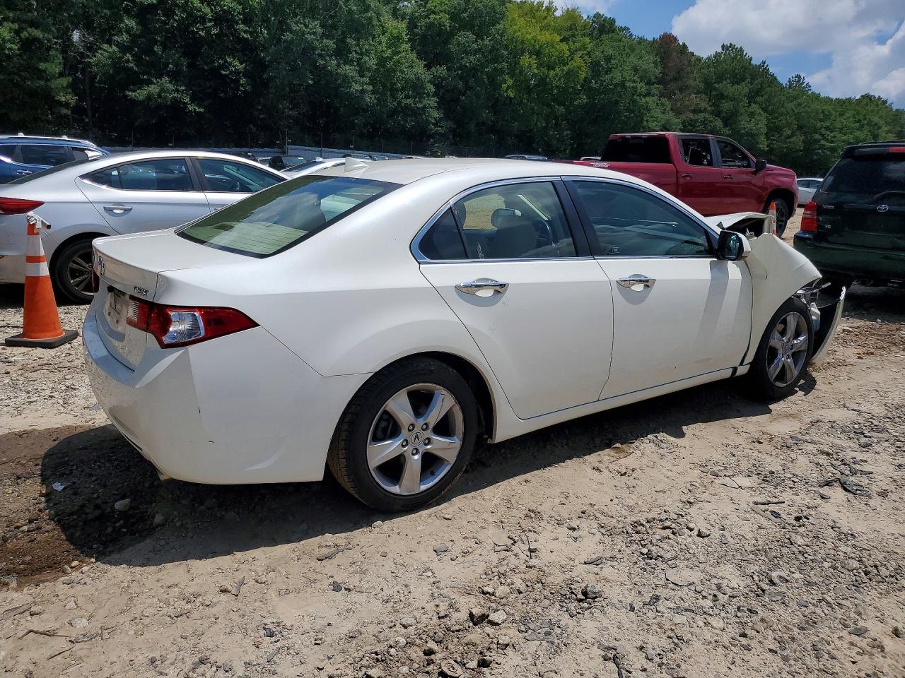 2010 Acura Tsx White vin: JH4CU2F6XAC003057
