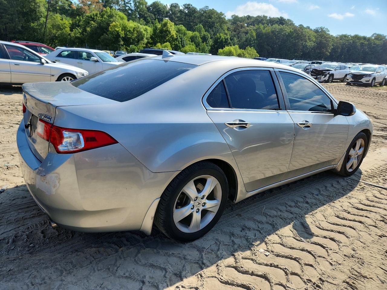 2010 Acura Tsx Silver vin: JH4CU2F6XAC011725