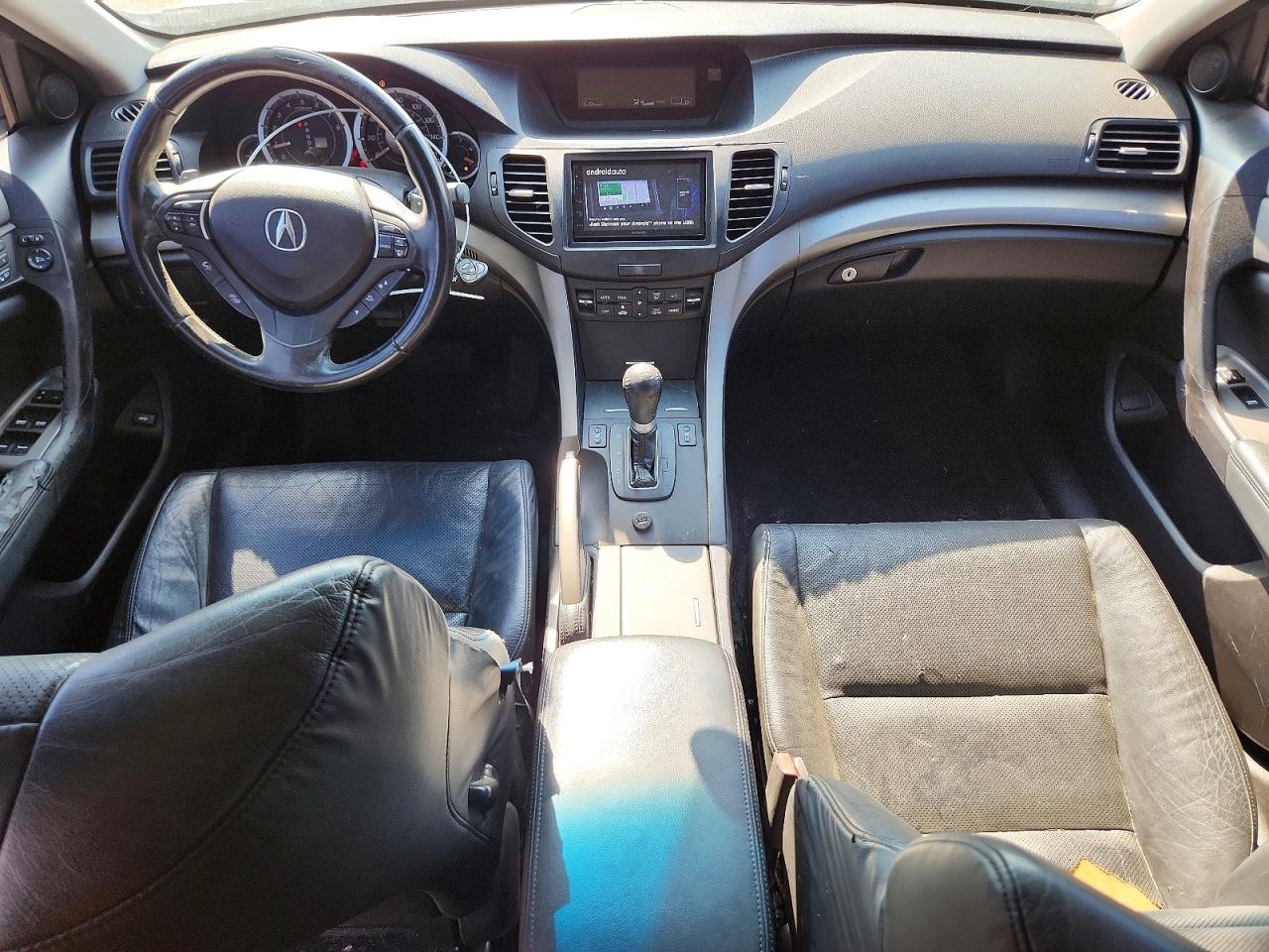 2010 Acura Tsx Silver vin: JH4CU2F6XAC011725