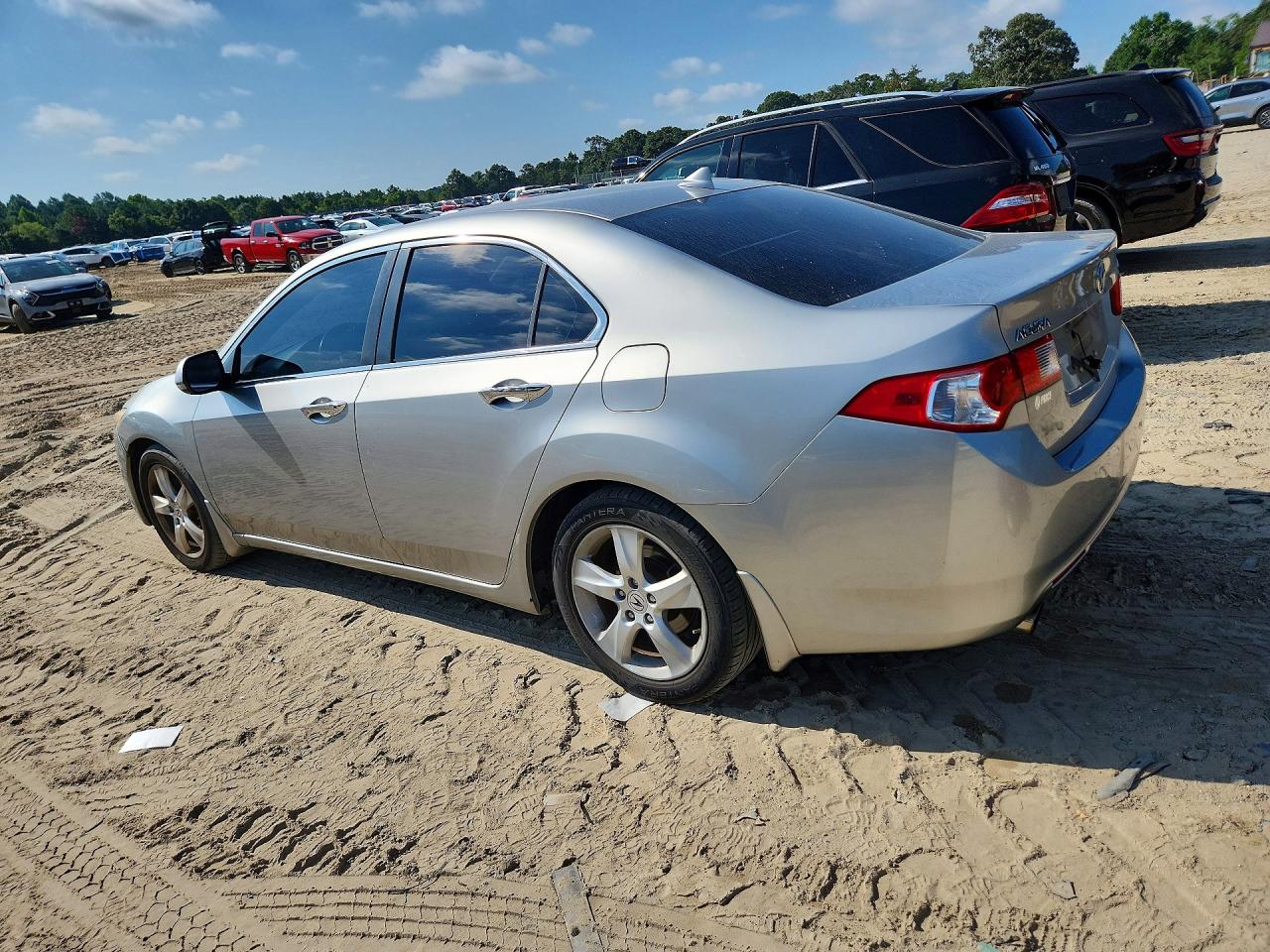 2010 Acura Tsx Silver vin: JH4CU2F6XAC011725