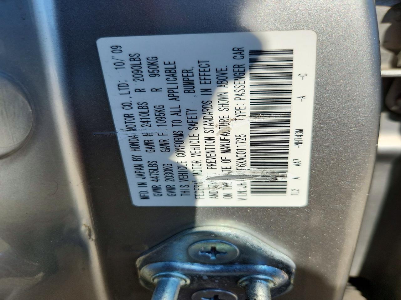 2010 Acura Tsx Silver vin: JH4CU2F6XAC011725