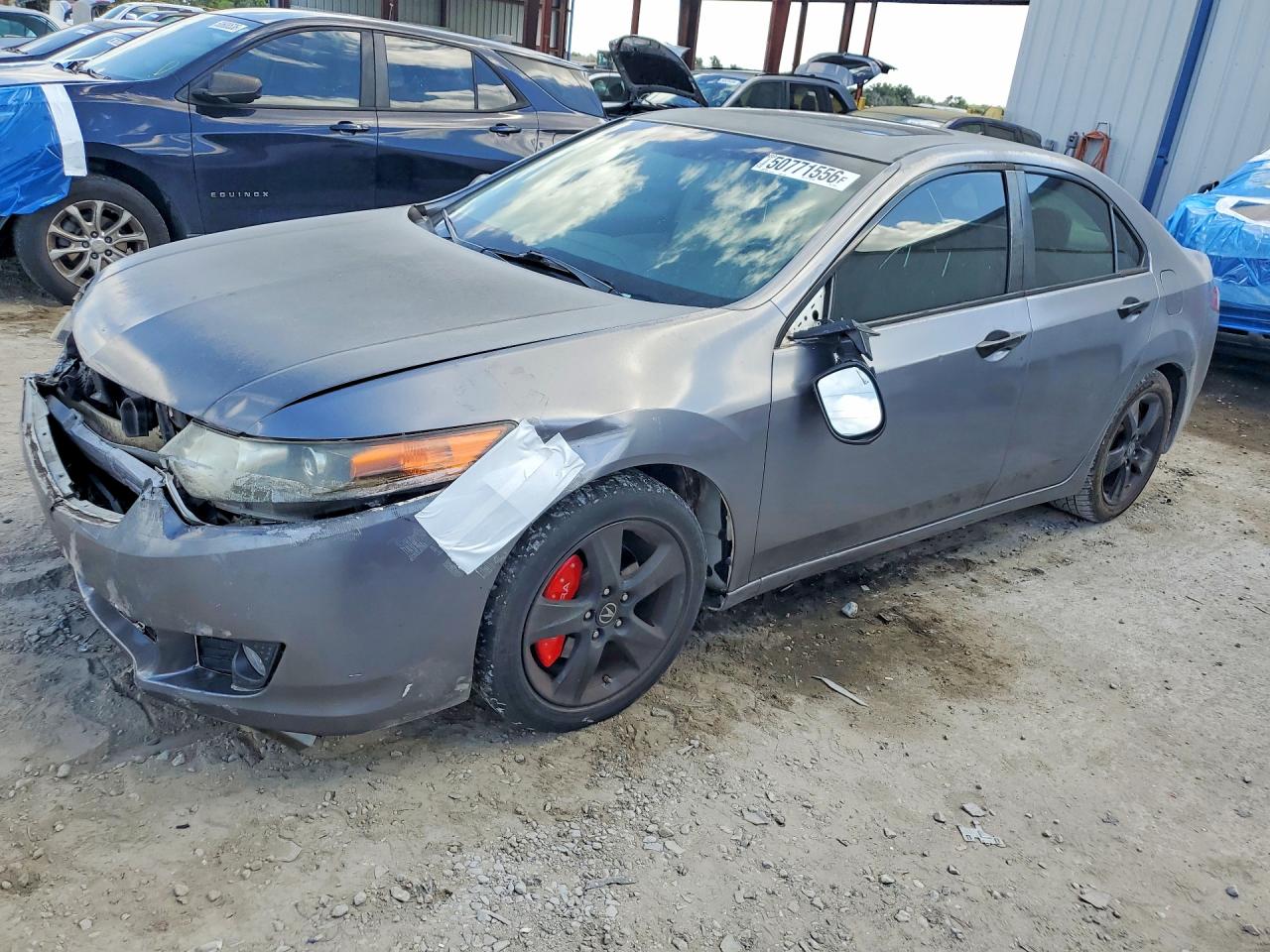 2010 Acura Tsx Gray vin: JH4CU2F6XAC018044