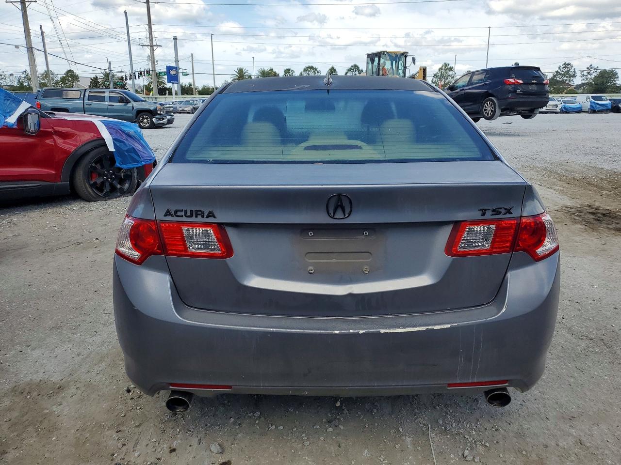 2010 Acura Tsx Gray vin: JH4CU2F6XAC018044