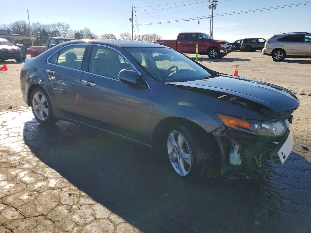2010 Acura Tsx Серый vin: JH4CU2F6XAC034907