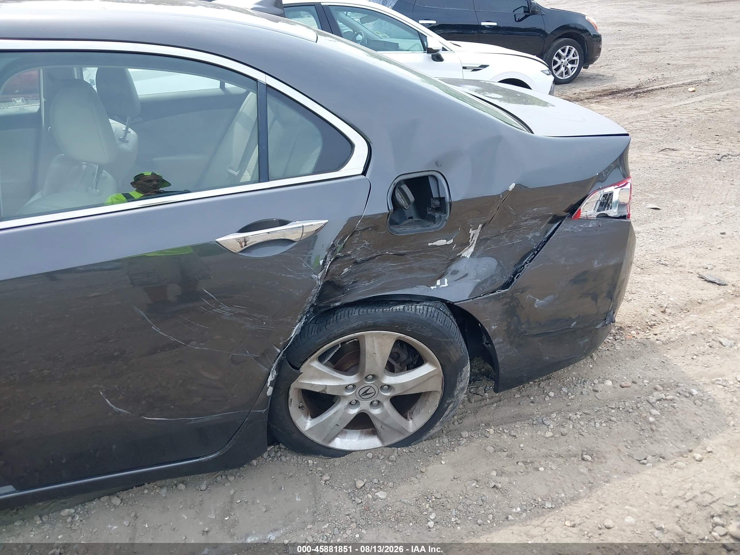 2010 Acura Tsx 2.4 Gray vin: JH4CU2F6XAC042893