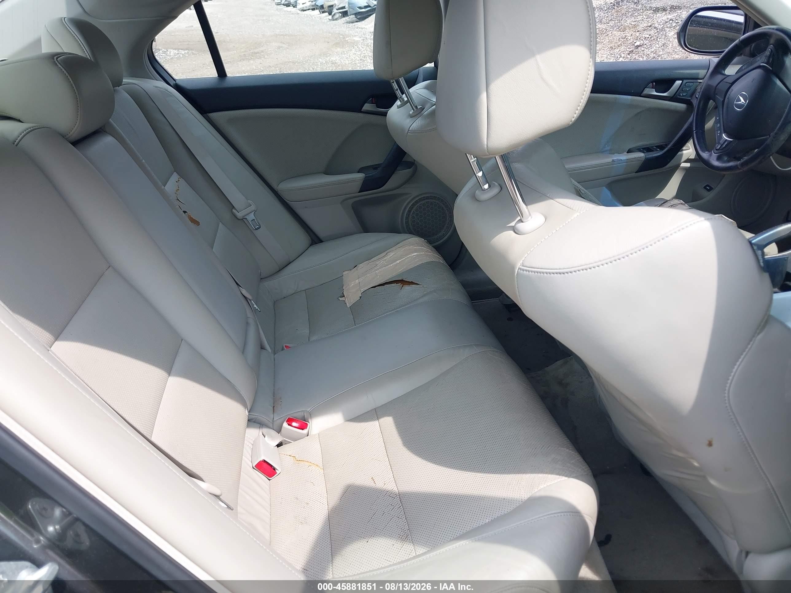 2010 Acura Tsx 2.4 Gray vin: JH4CU2F6XAC042893