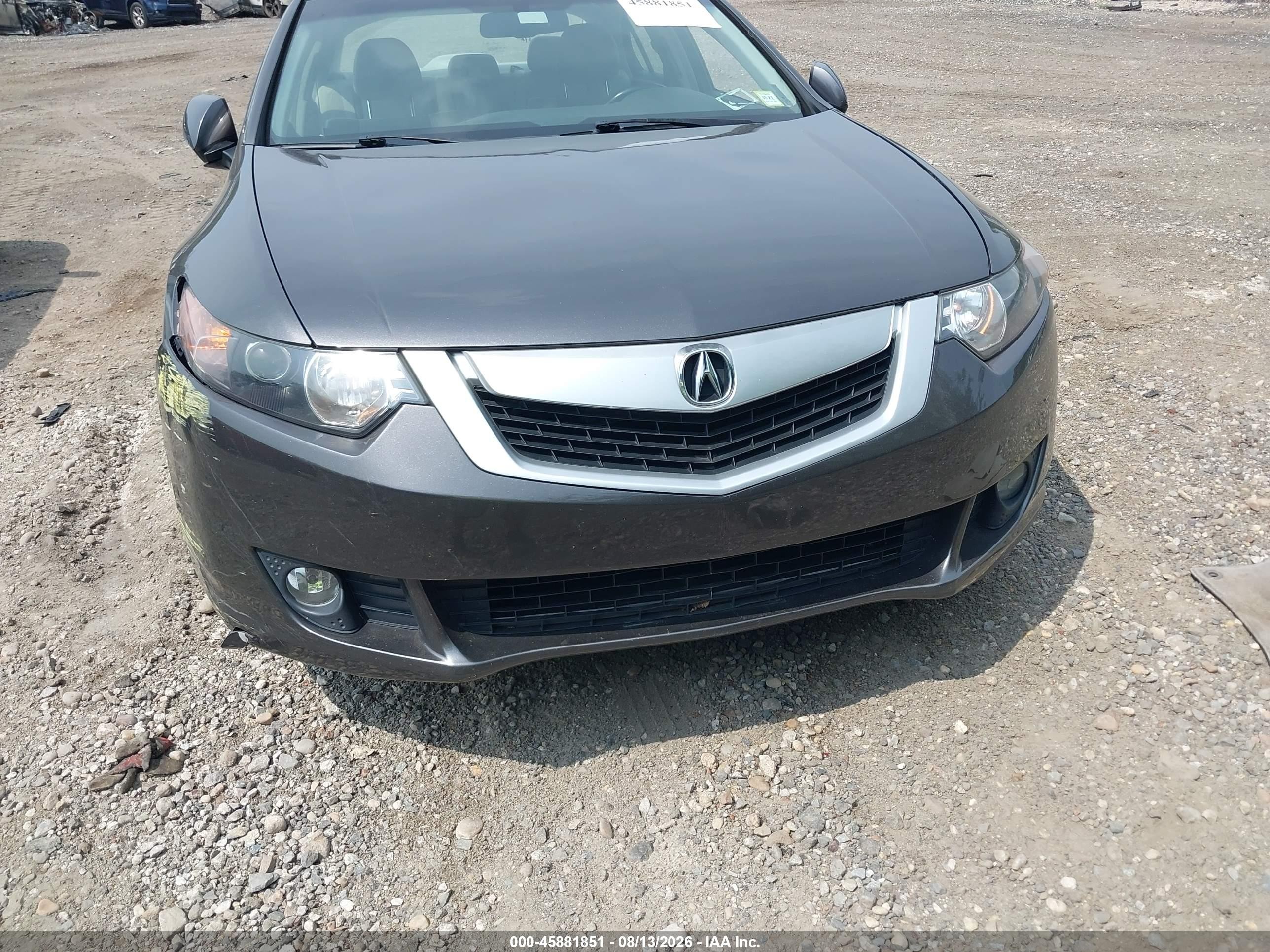 2010 Acura Tsx 2.4 Gray vin: JH4CU2F6XAC042893