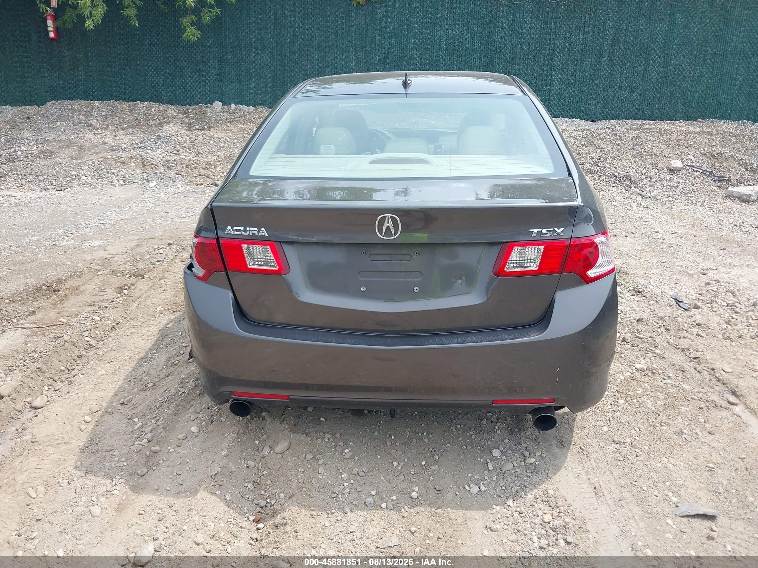 2010 Acura Tsx 2.4 Gray vin: JH4CU2F6XAC042893