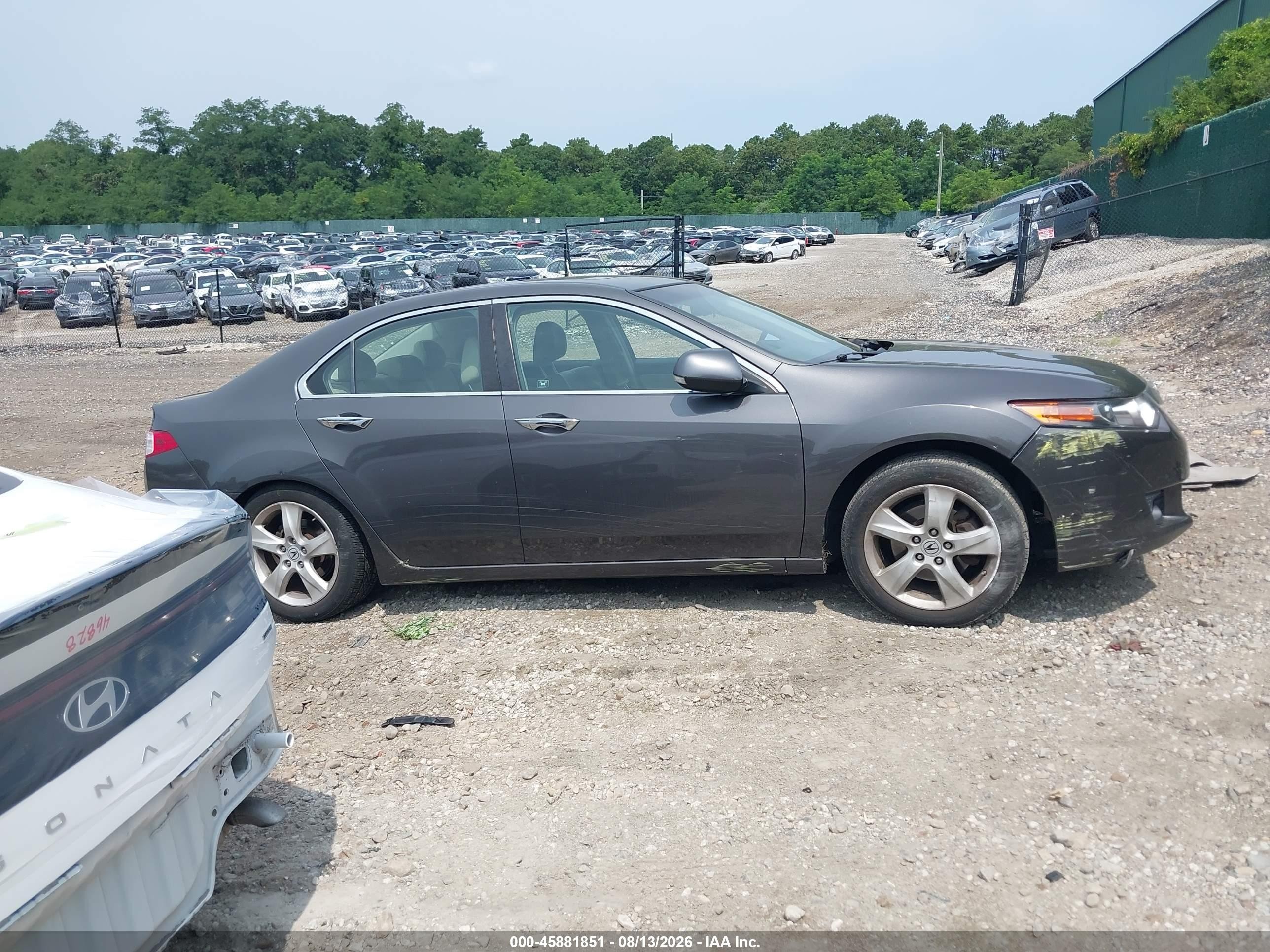 2010 Acura Tsx 2.4 Gray vin: JH4CU2F6XAC042893