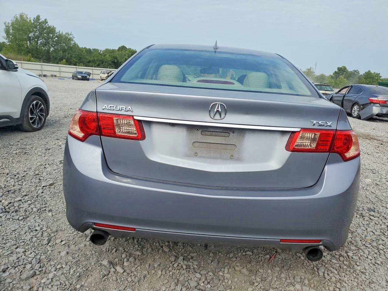 2011 Acura Tsx Silver vin: JH4CU2F6XBC002489
