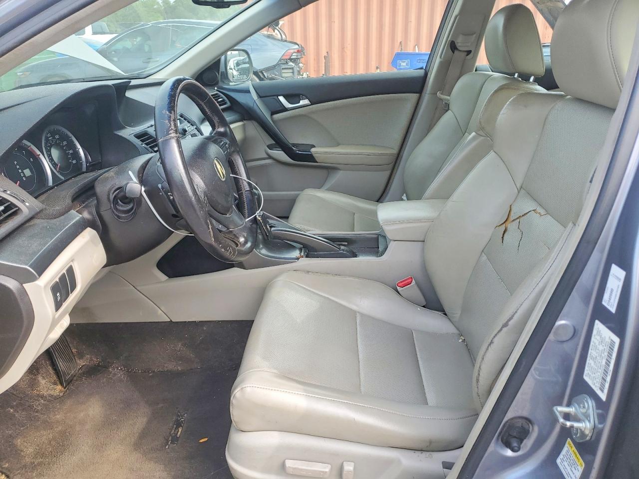 2011 Acura Tsx Silver vin: JH4CU2F6XBC002489