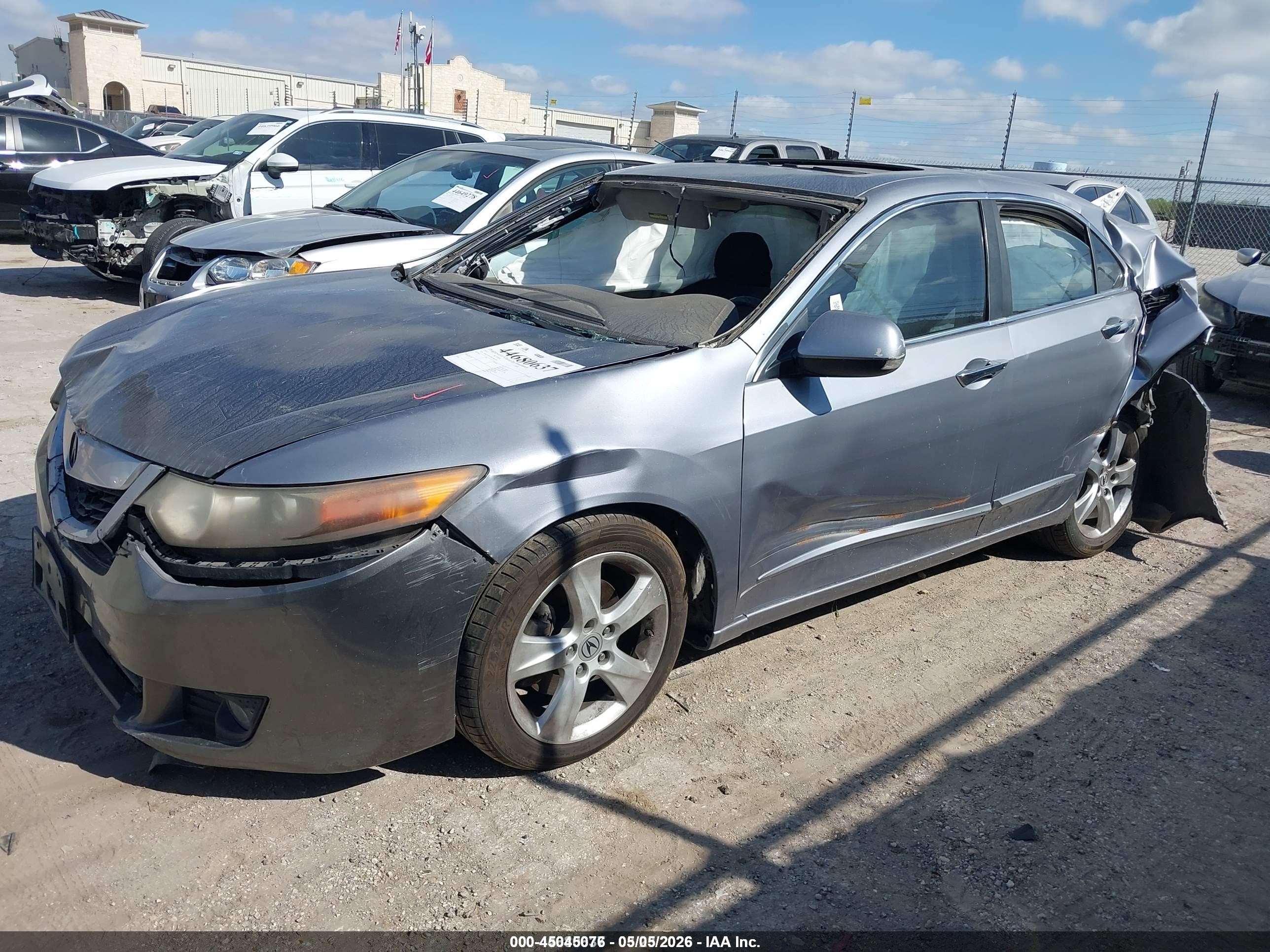 2011 Acura Tsx 2.4 Light Blue vin: JH4CU2F6XBC003528