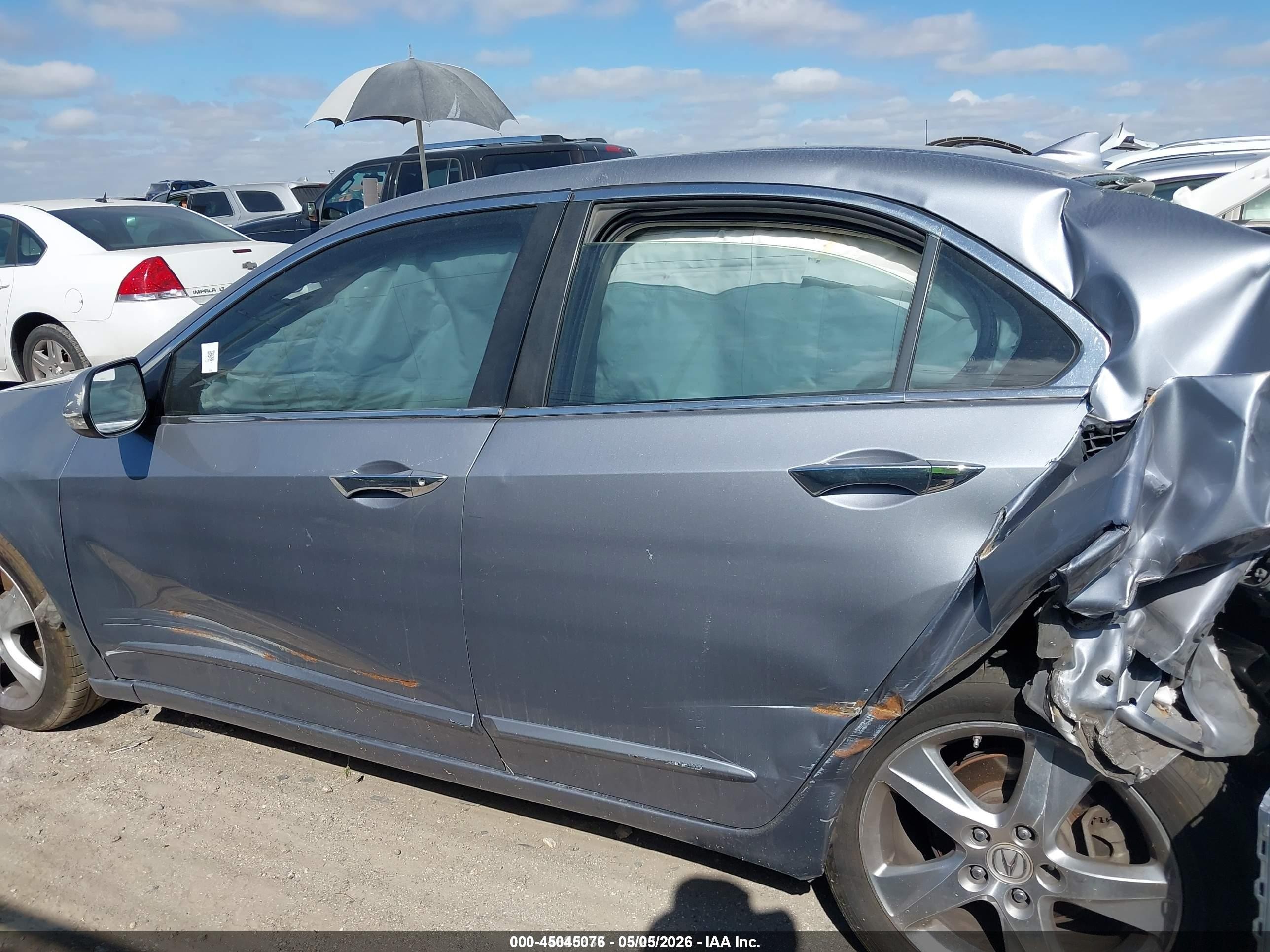 2011 Acura Tsx 2.4 Light Blue vin: JH4CU2F6XBC003528