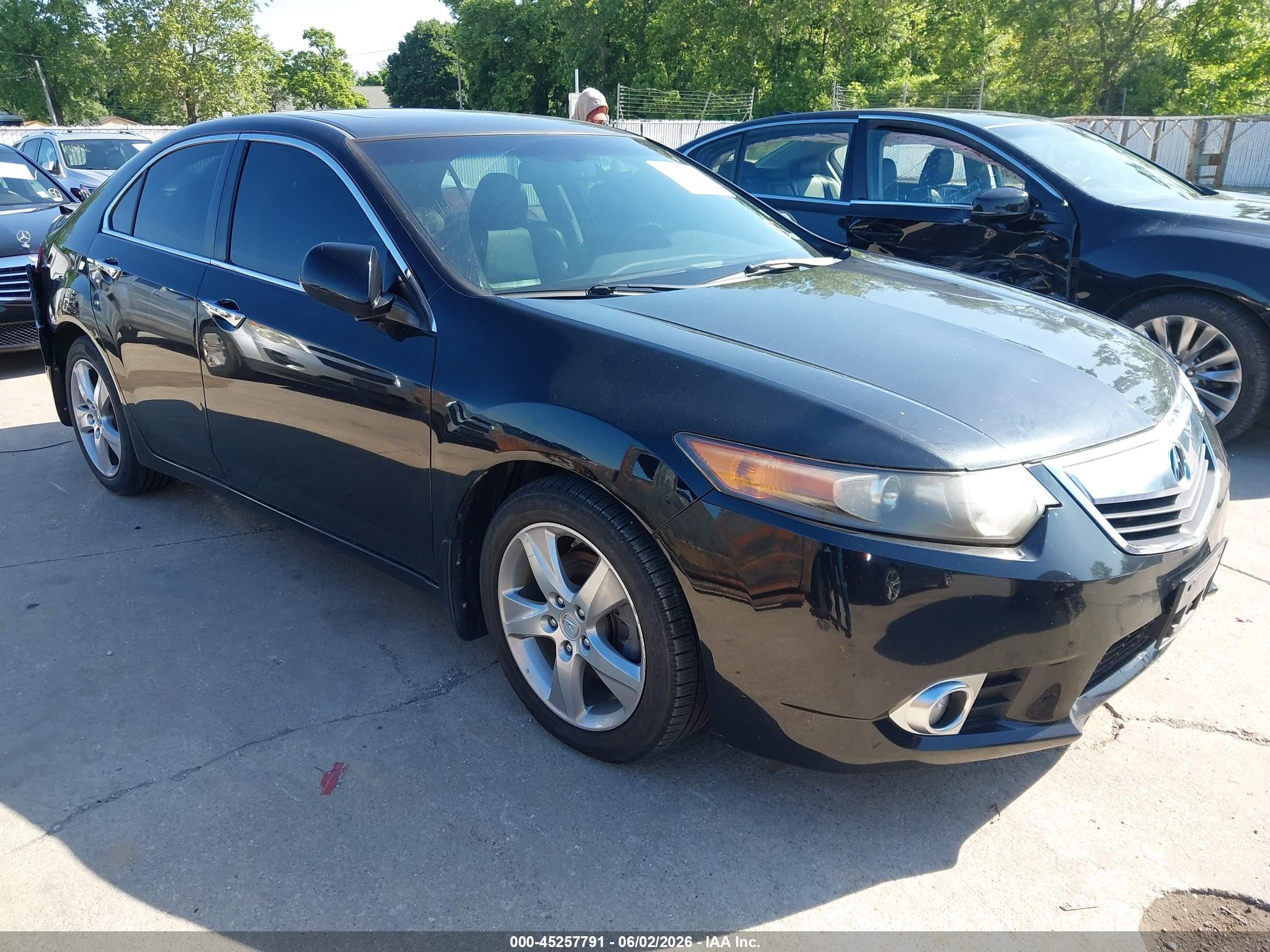 2011 Acura Tsx 2.4 Black vin: JH4CU2F6XBC004095