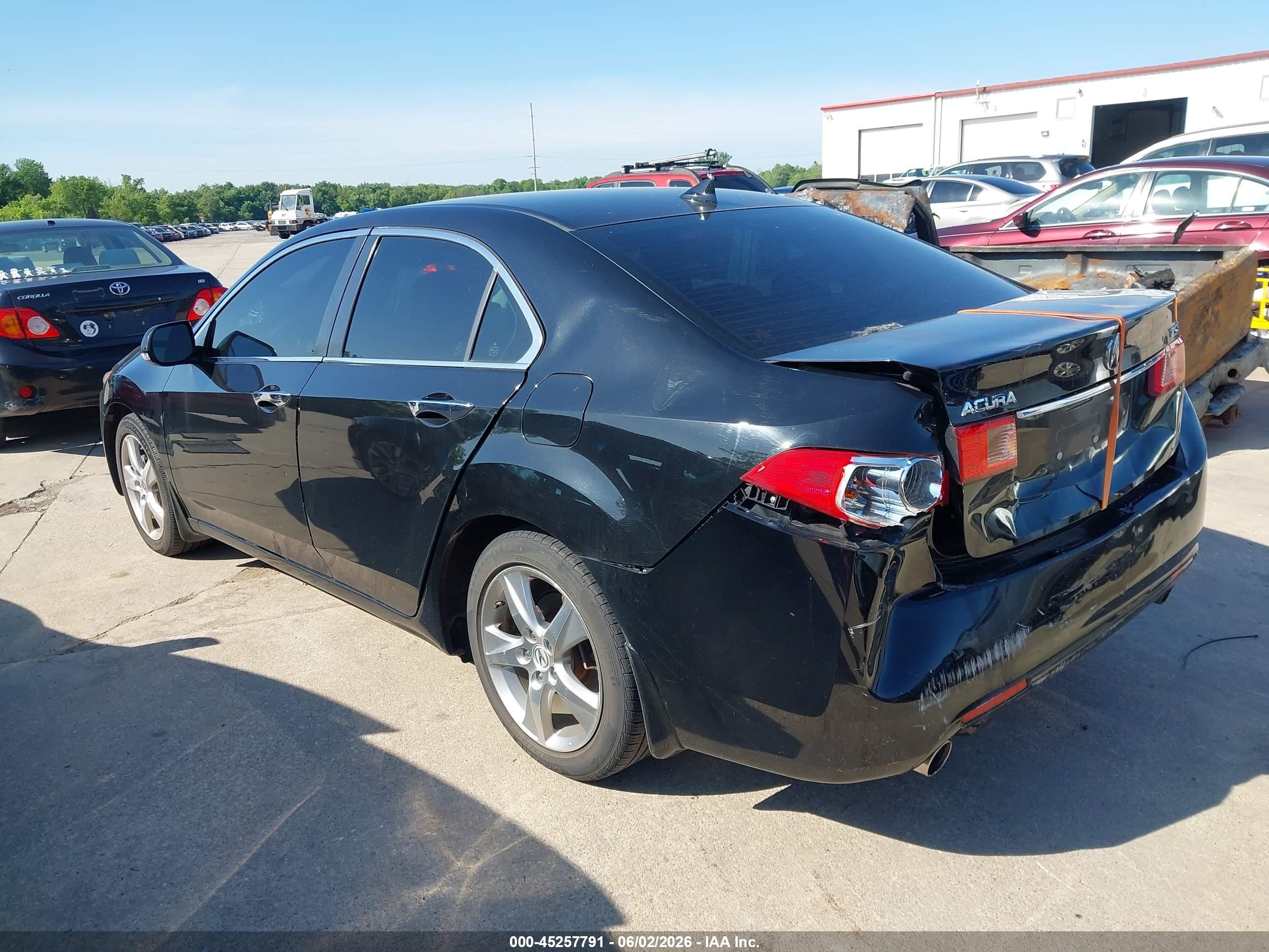 2011 Acura Tsx 2.4 Black vin: JH4CU2F6XBC004095