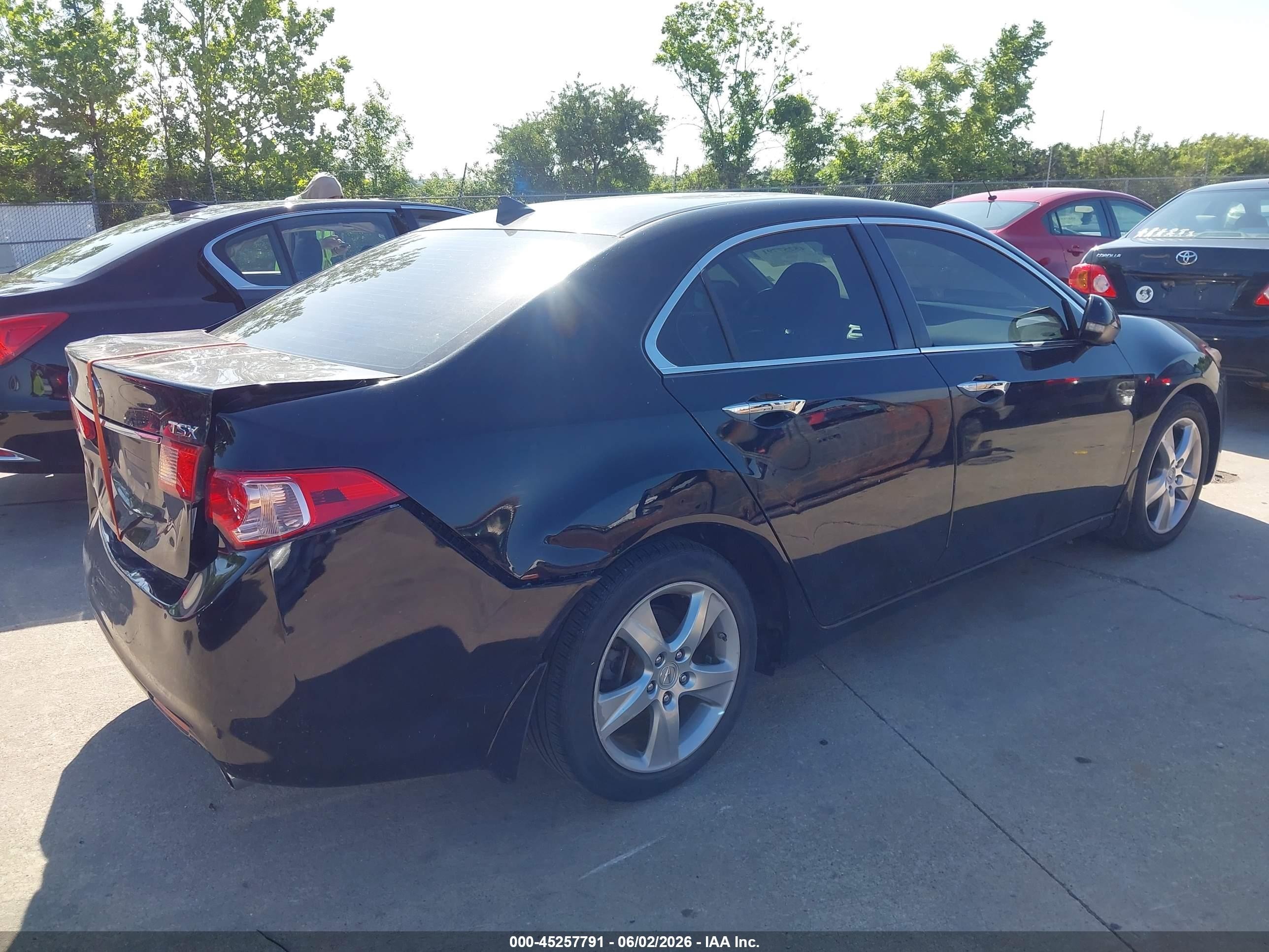 2011 Acura Tsx 2.4 Black vin: JH4CU2F6XBC004095