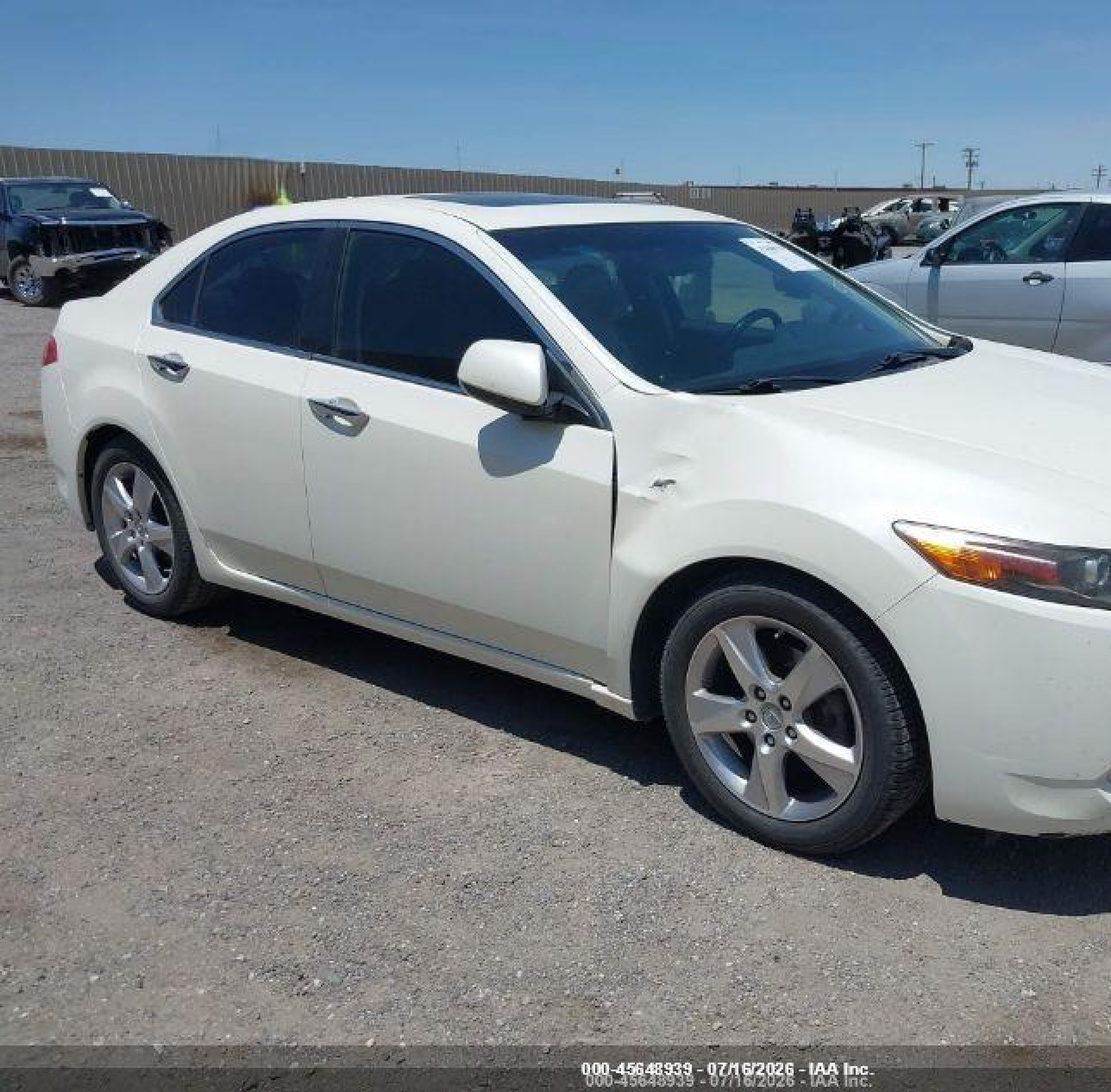2011 Acura Tsx 2.4 White vin: JH4CU2F6XBC005683