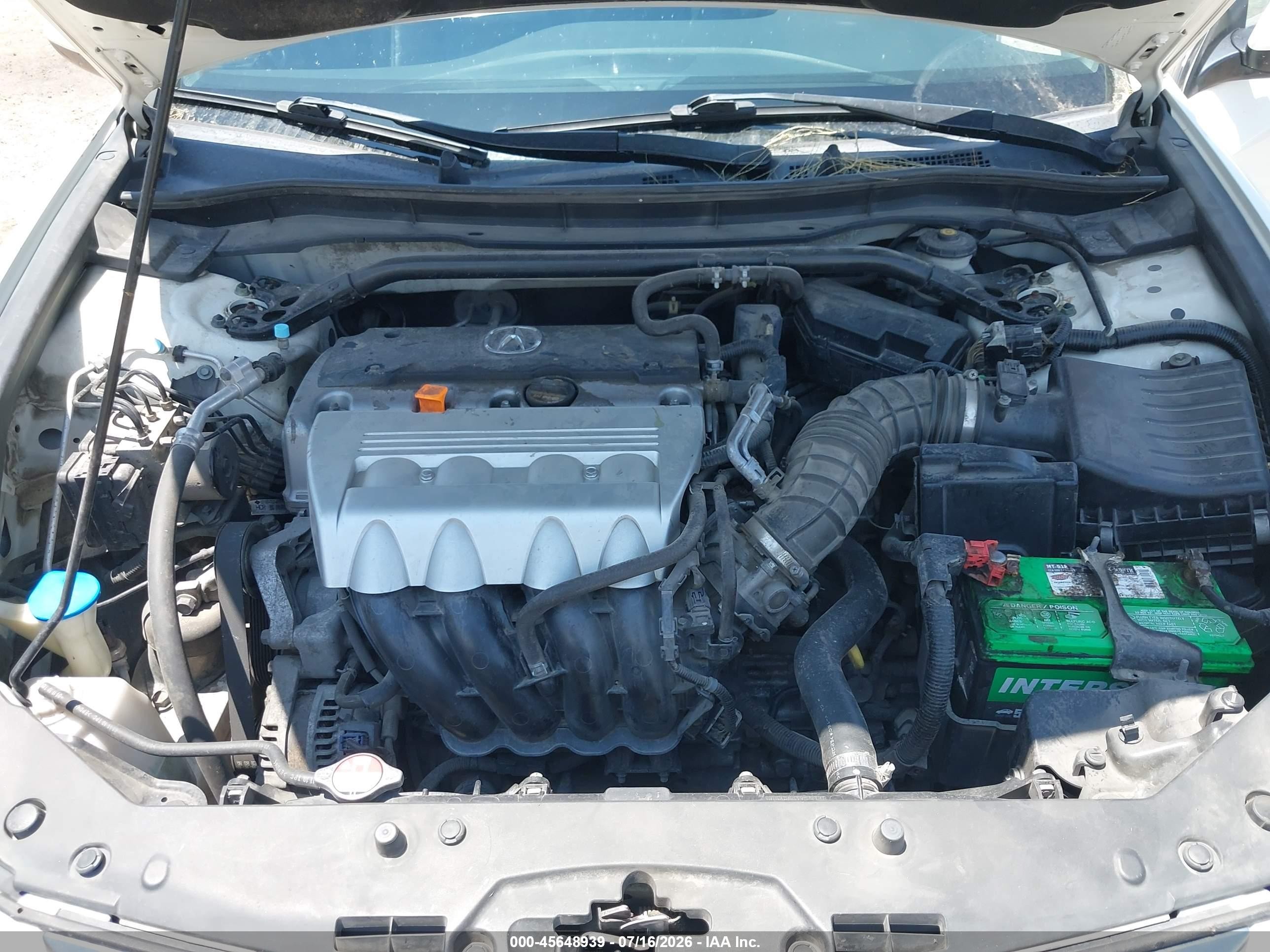 2011 Acura Tsx 2.4 White vin: JH4CU2F6XBC005683