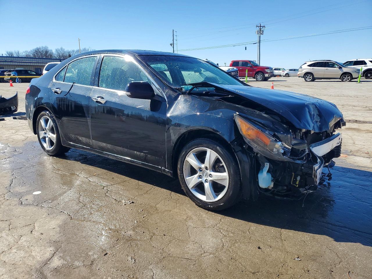 2011 Acura Tsx Black vin: JH4CU2F6XBC009393