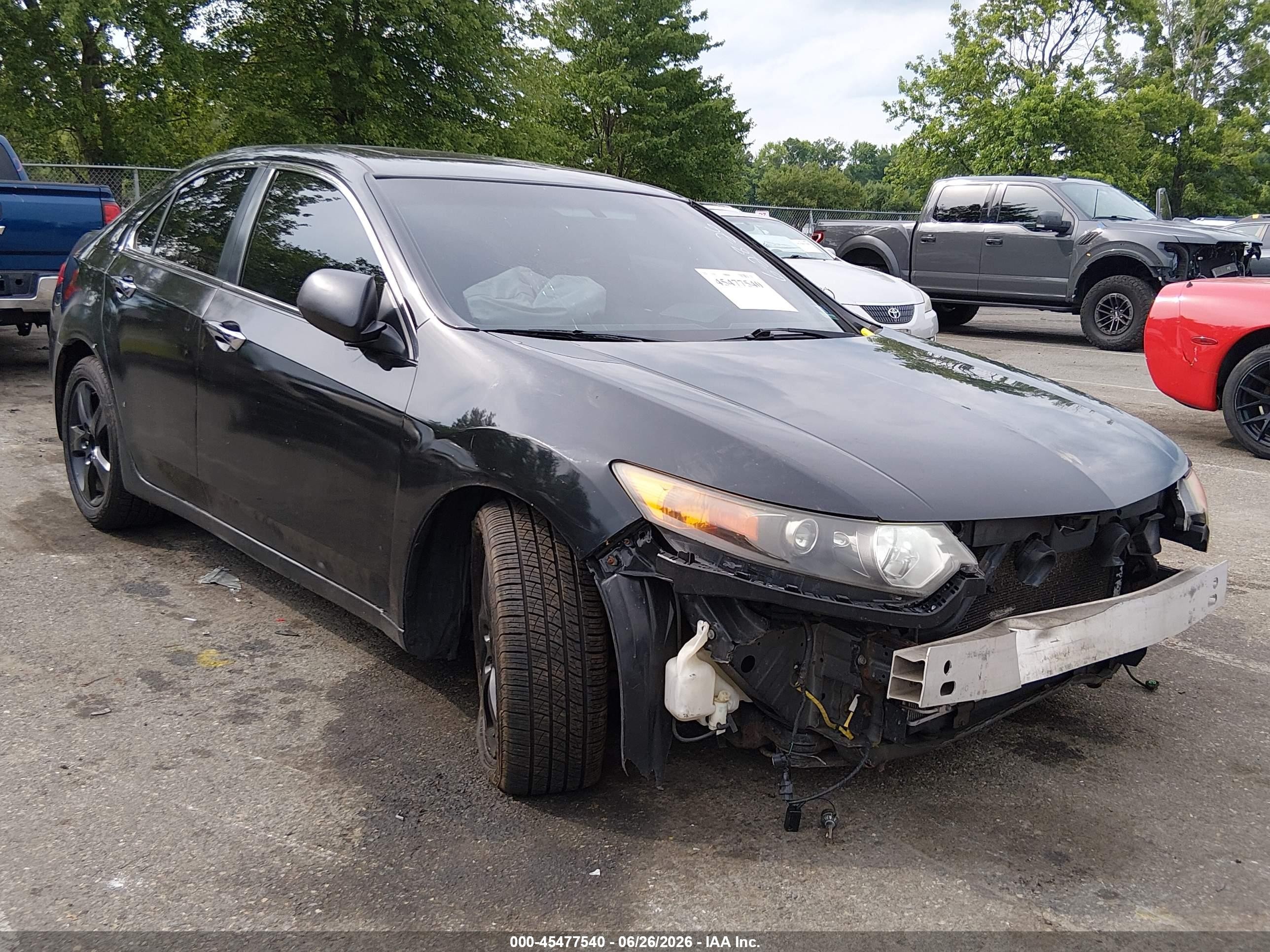 2011 Acura Tsx 2.4 Black vin: JH4CU2F6XBC015436