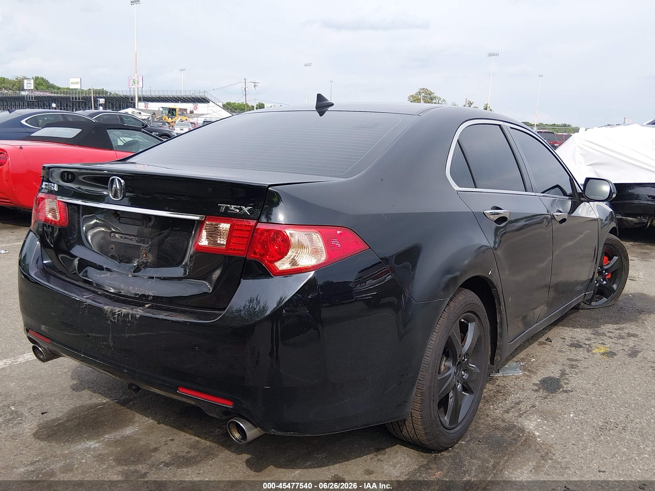 2011 Acura Tsx 2.4 Черный vin: JH4CU2F6XBC015436