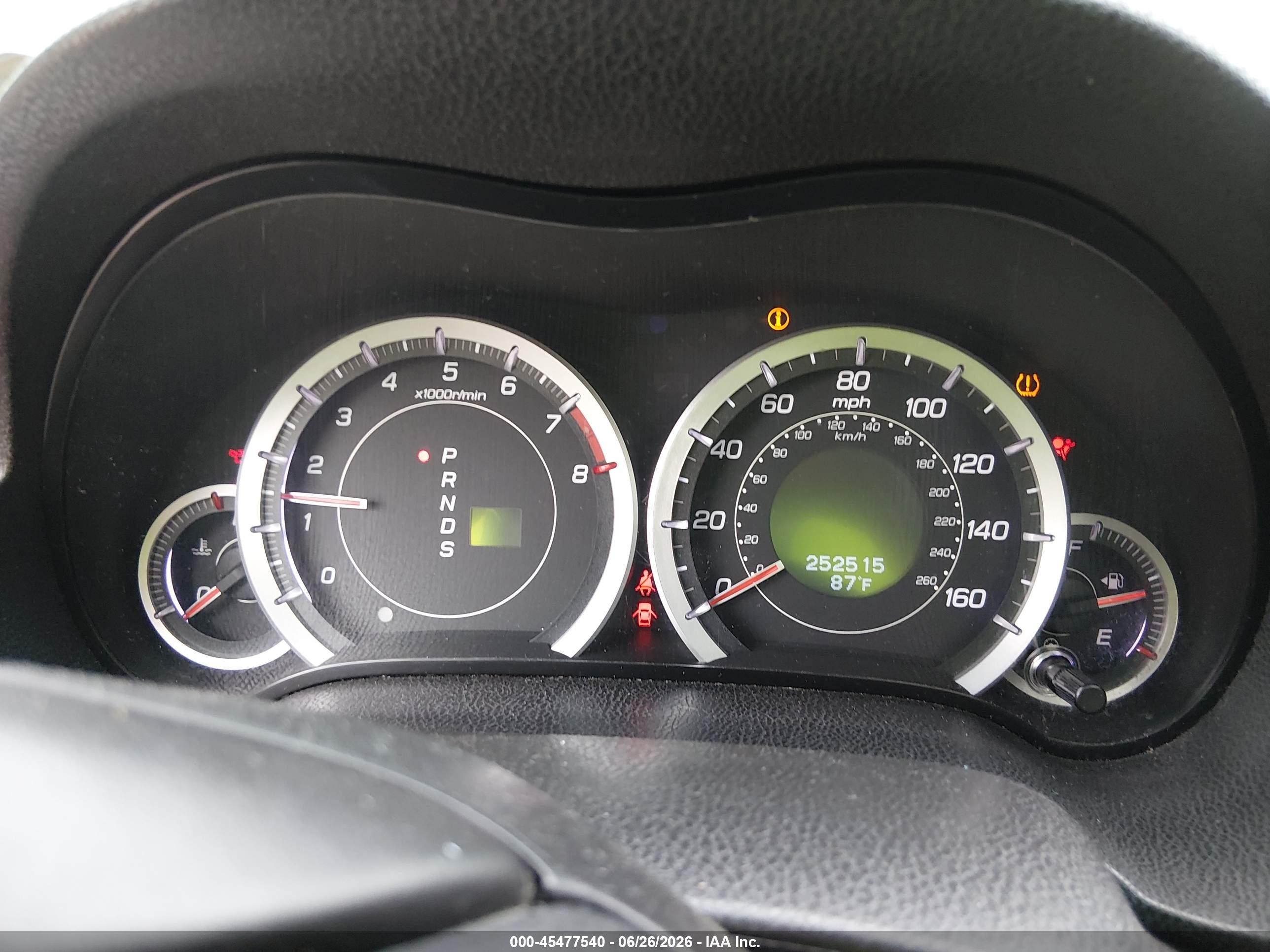 2011 Acura Tsx 2.4 Черный vin: JH4CU2F6XBC015436