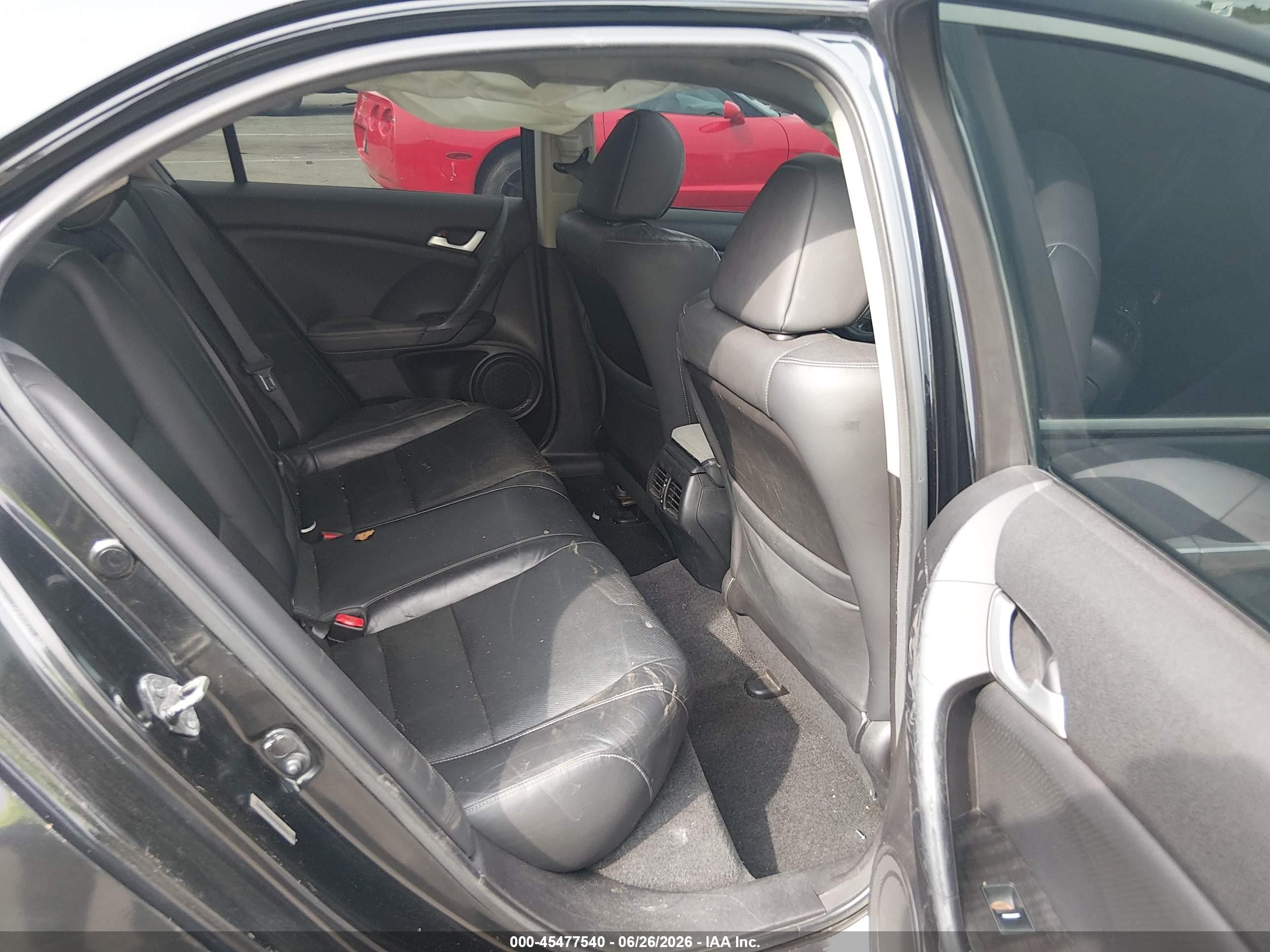 2011 Acura Tsx 2.4 Черный vin: JH4CU2F6XBC015436