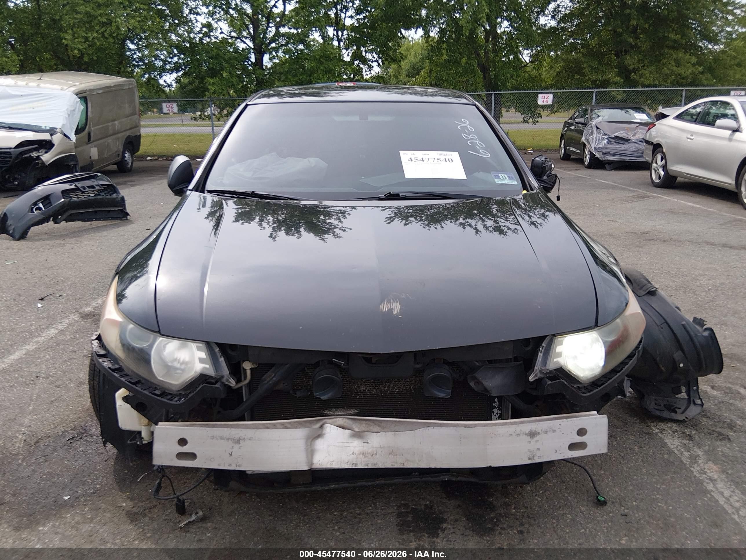 2011 Acura Tsx 2.4 Черный vin: JH4CU2F6XBC015436