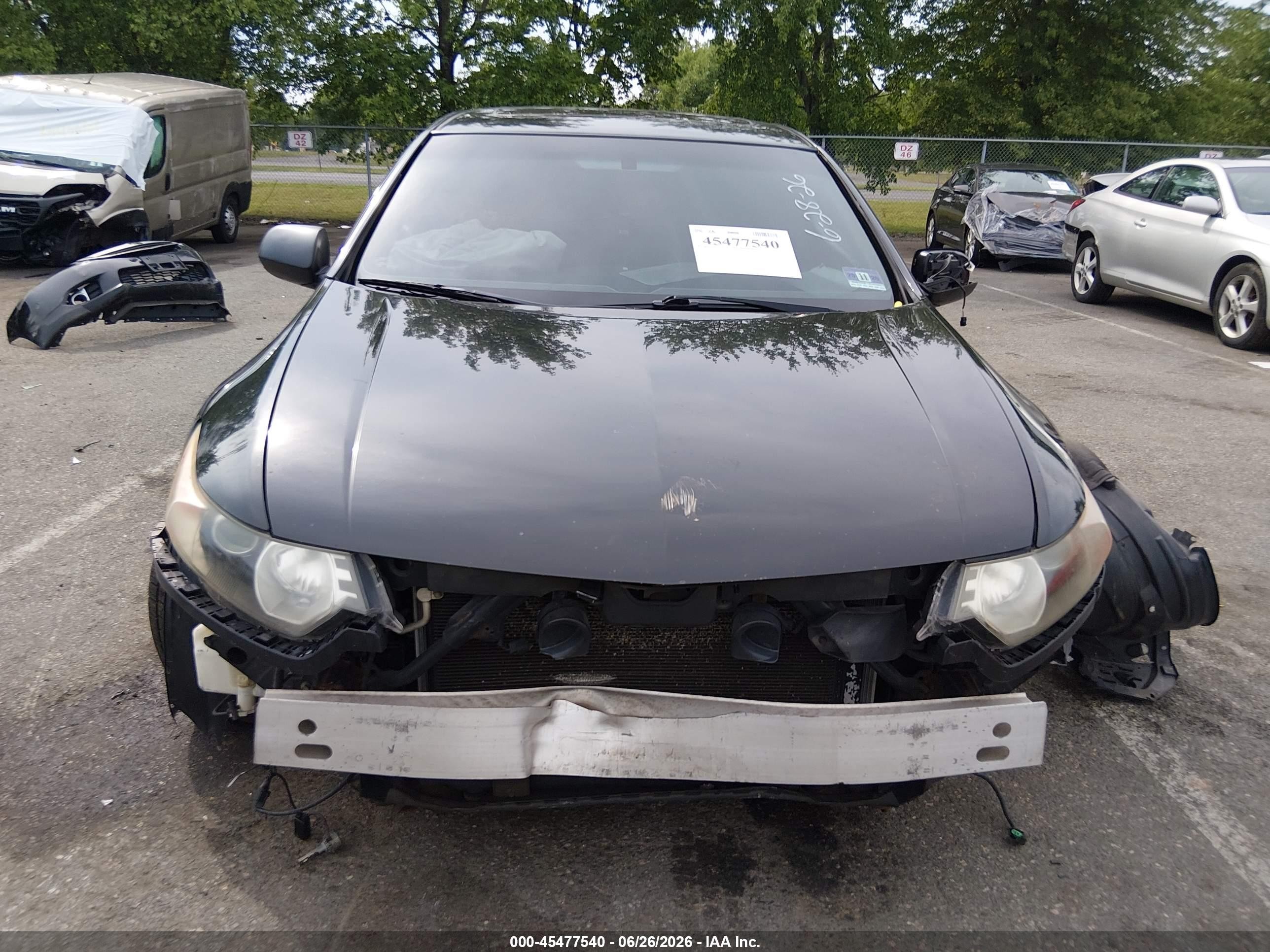 2011 Acura Tsx 2.4 Черный vin: JH4CU2F6XBC015436