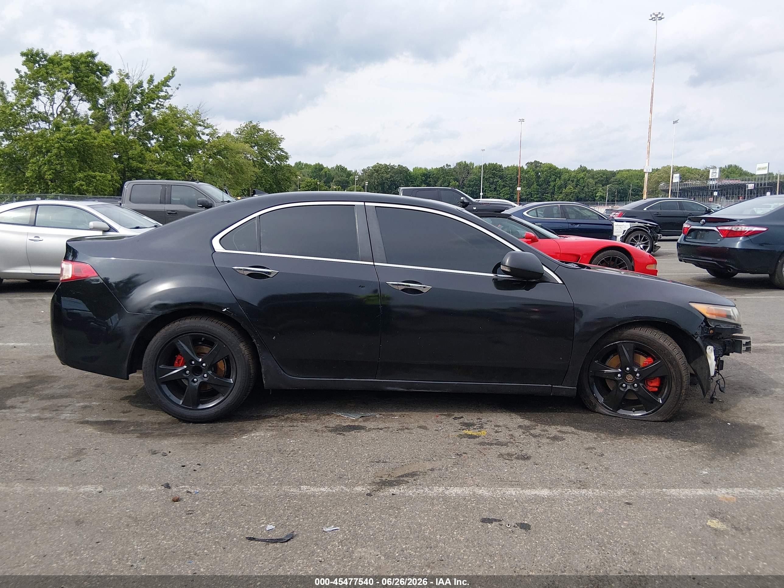 2011 Acura Tsx 2.4 Черный vin: JH4CU2F6XBC015436