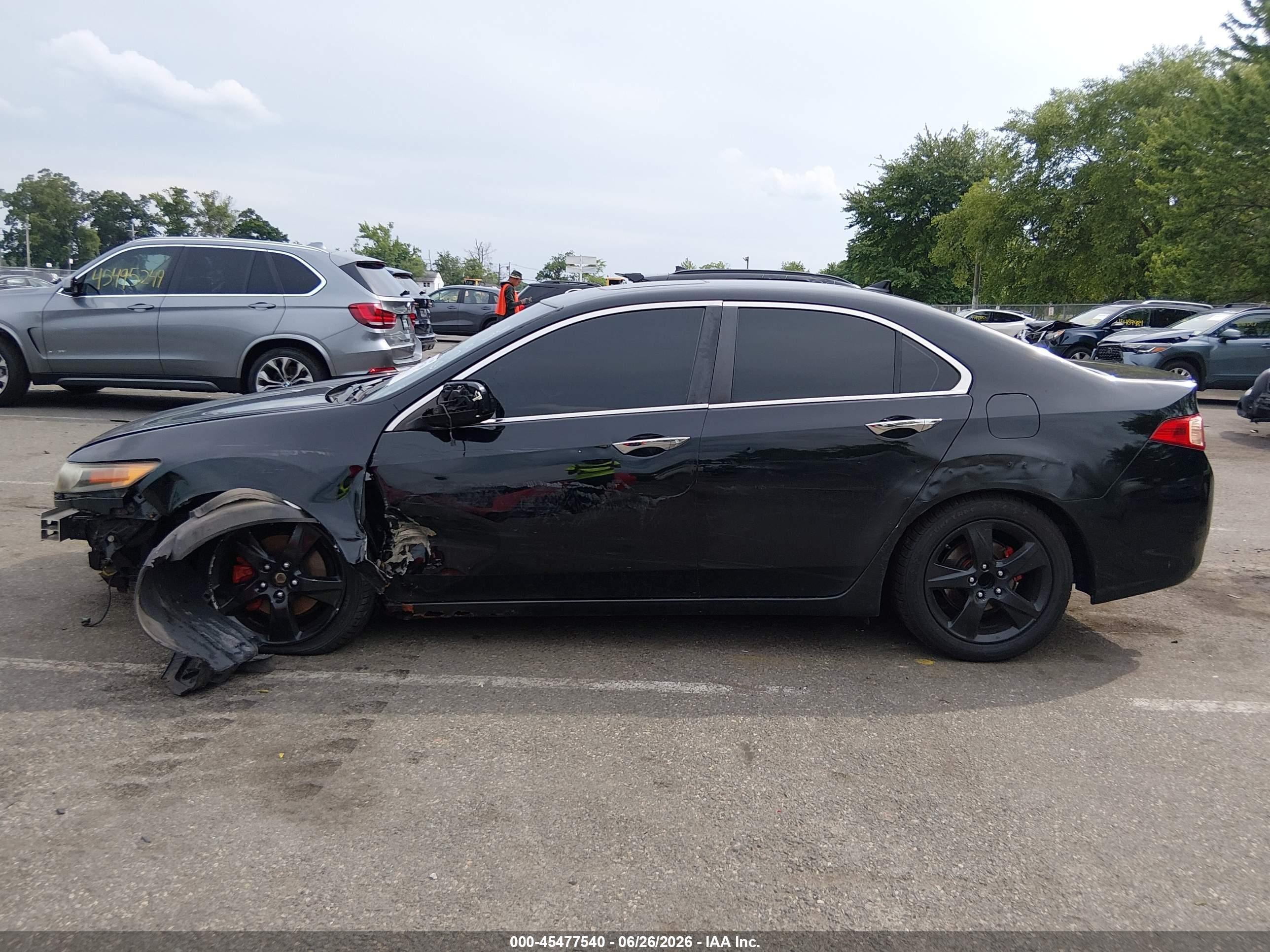 2011 Acura Tsx 2.4 Черный vin: JH4CU2F6XBC015436