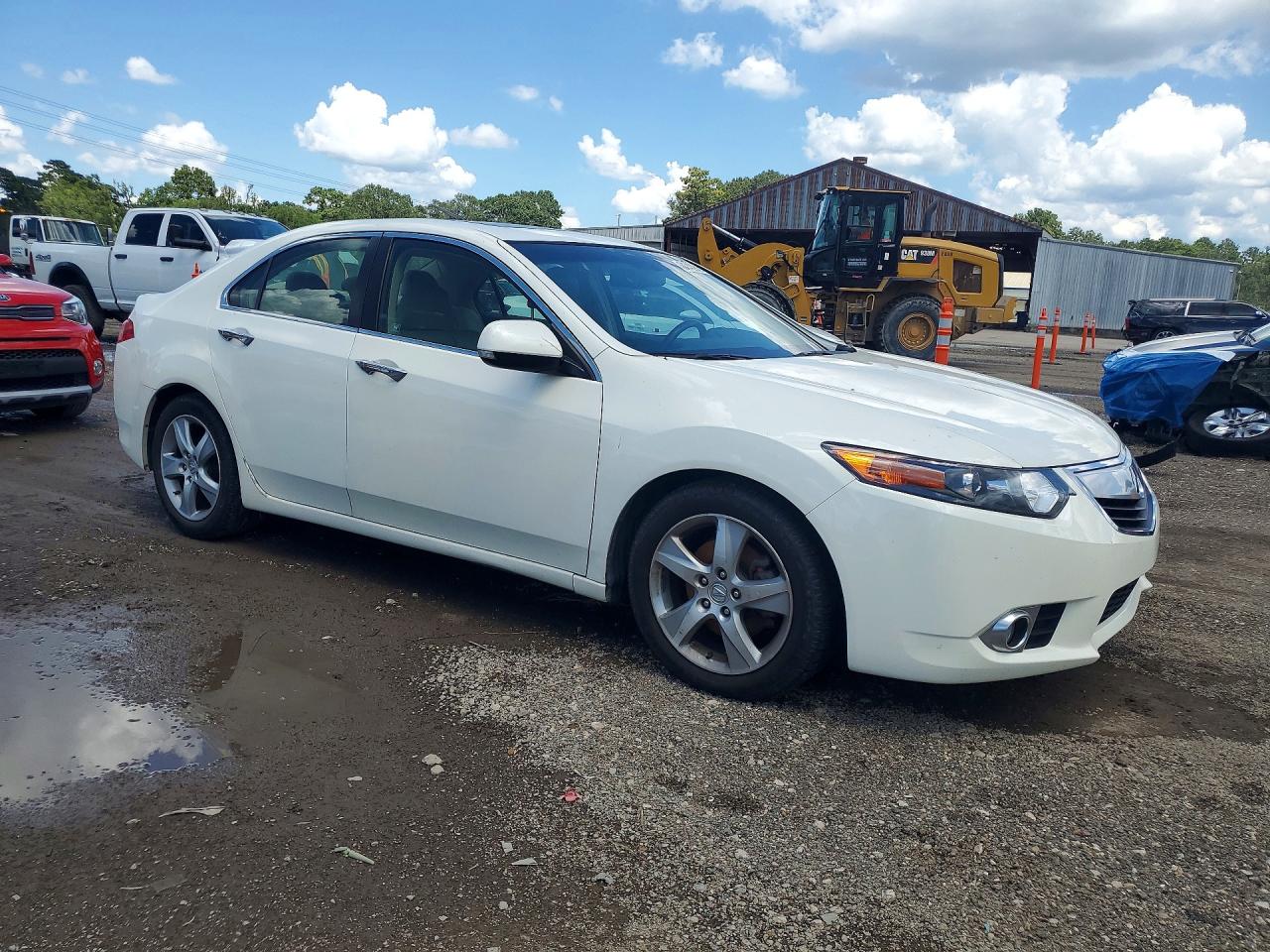 2011 Acura Tsx White vin: JH4CU2F6XBC016361