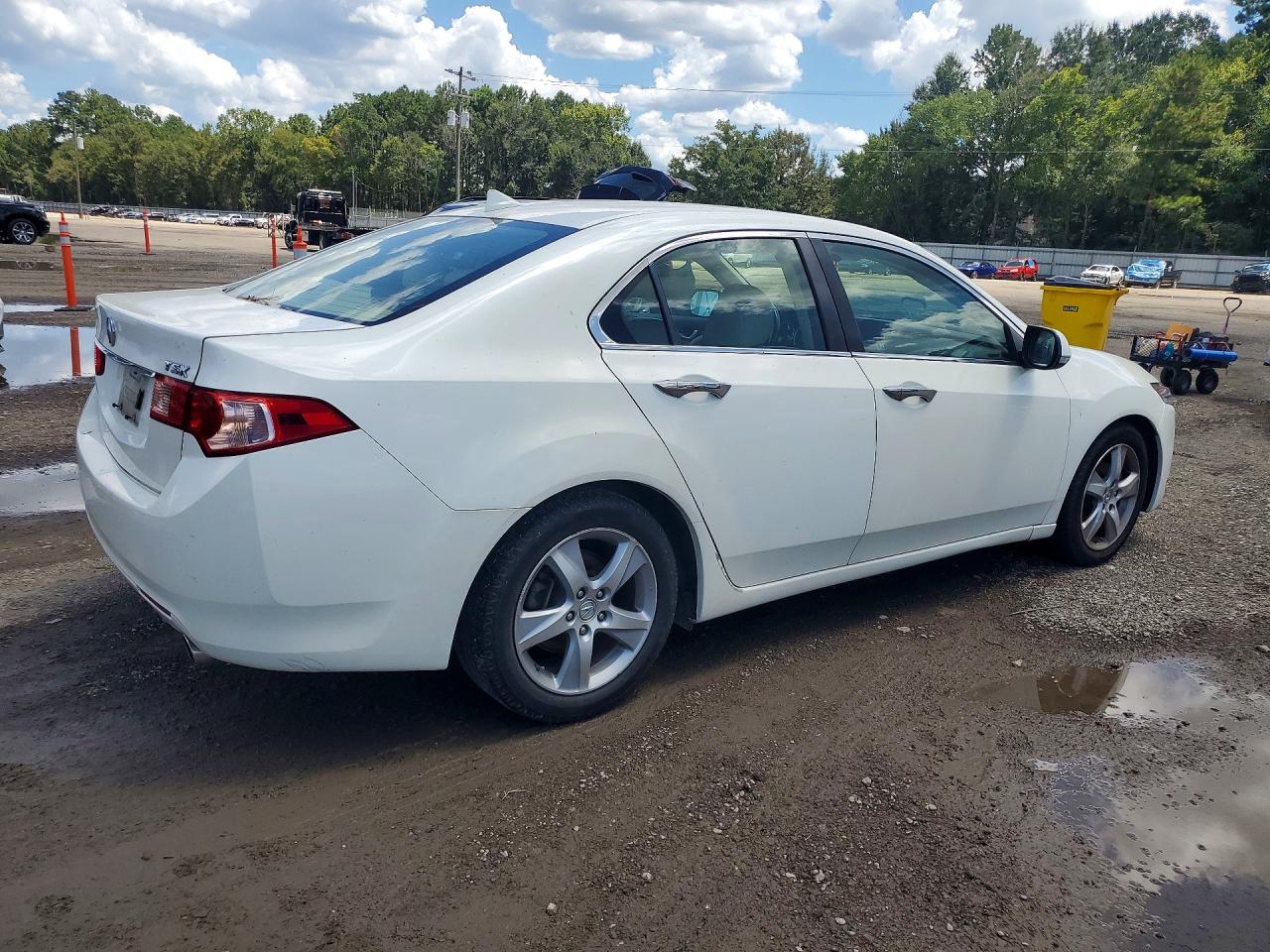 2011 Acura Tsx White vin: JH4CU2F6XBC016361