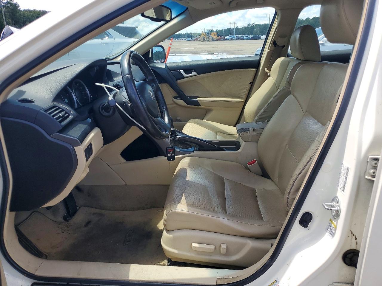2011 Acura Tsx White vin: JH4CU2F6XBC016361
