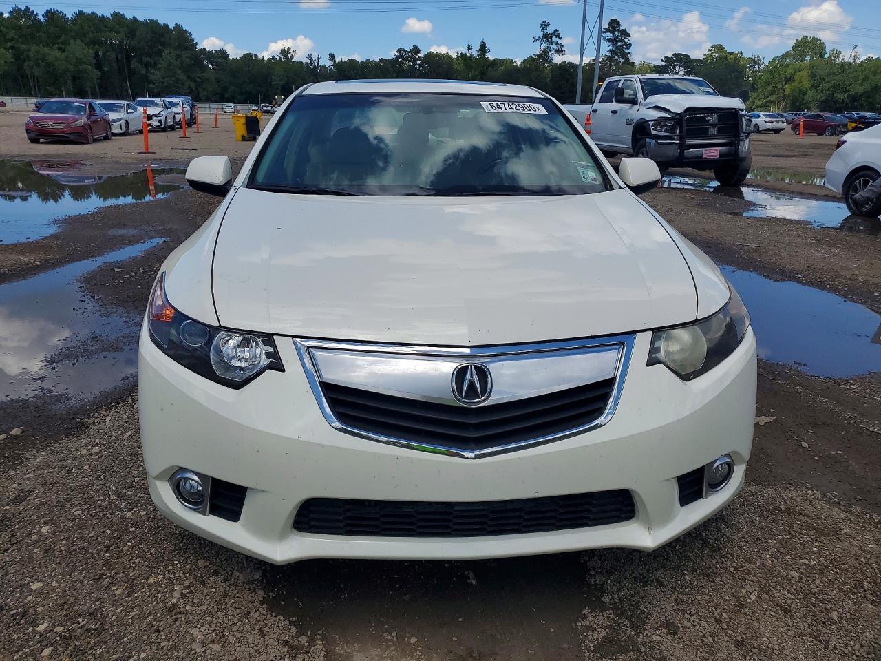 2011 Acura Tsx White vin: JH4CU2F6XBC016361