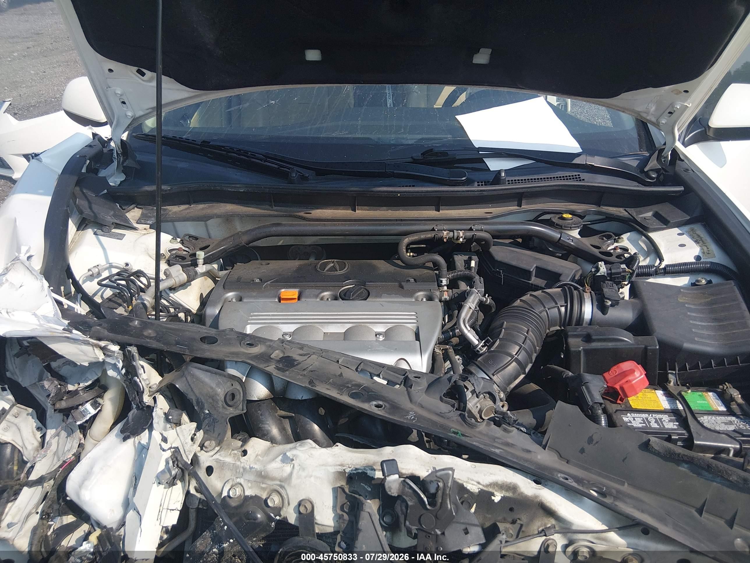 2011 Acura Tsx 2.4 White vin: JH4CU2F6XBC016649