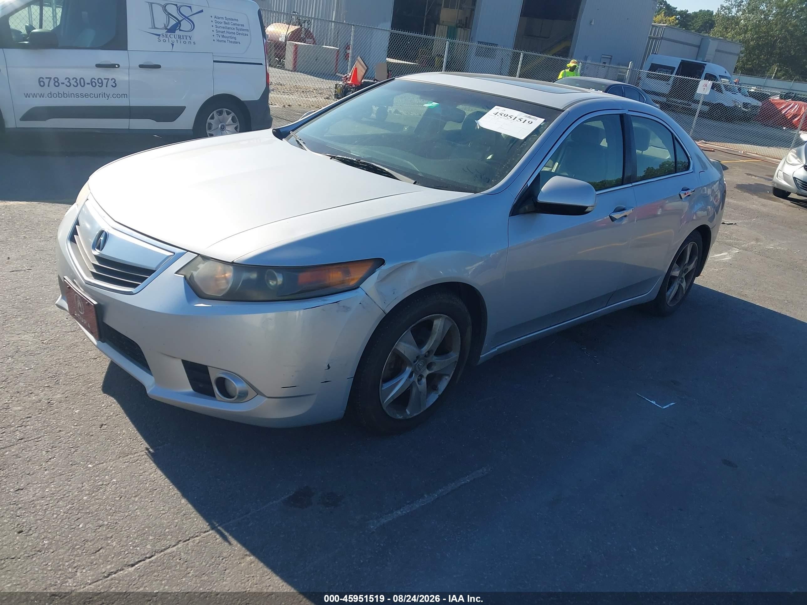 2012 Acura Tsx 2.4 Silver vin: JH4CU2F6XCC020346