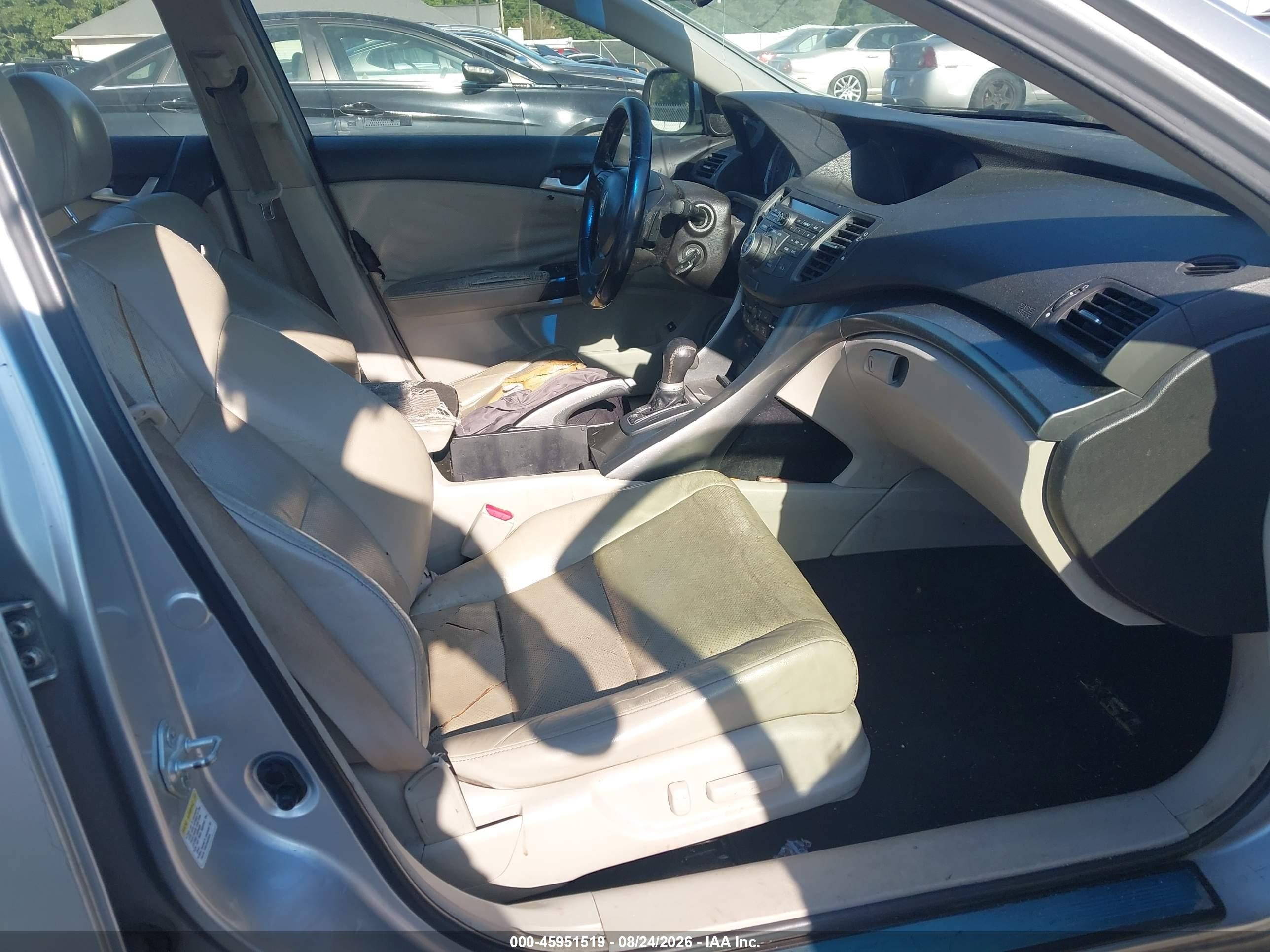 2012 Acura Tsx 2.4 Silver vin: JH4CU2F6XCC020346