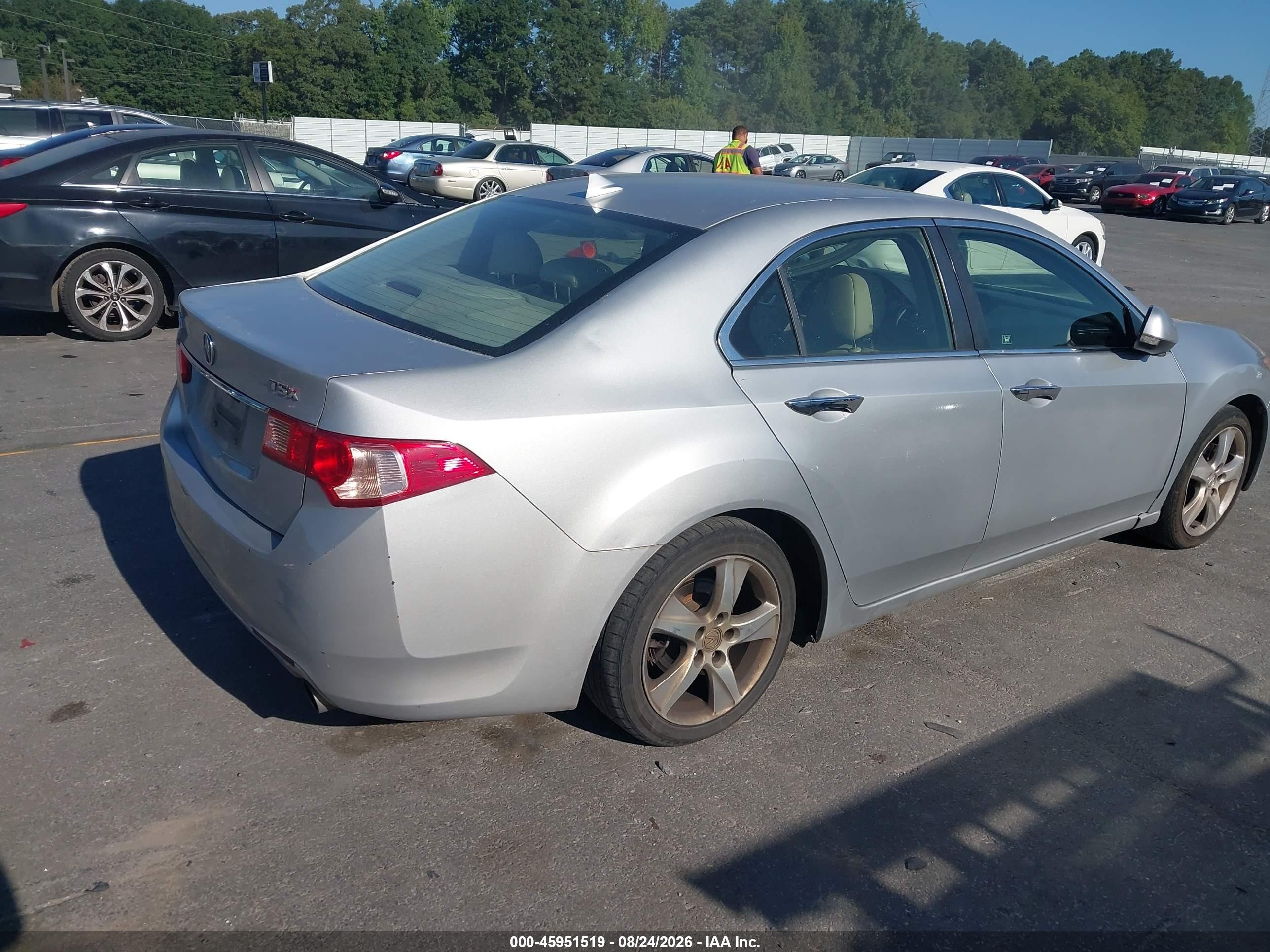 2012 Acura Tsx 2.4 Silver vin: JH4CU2F6XCC020346