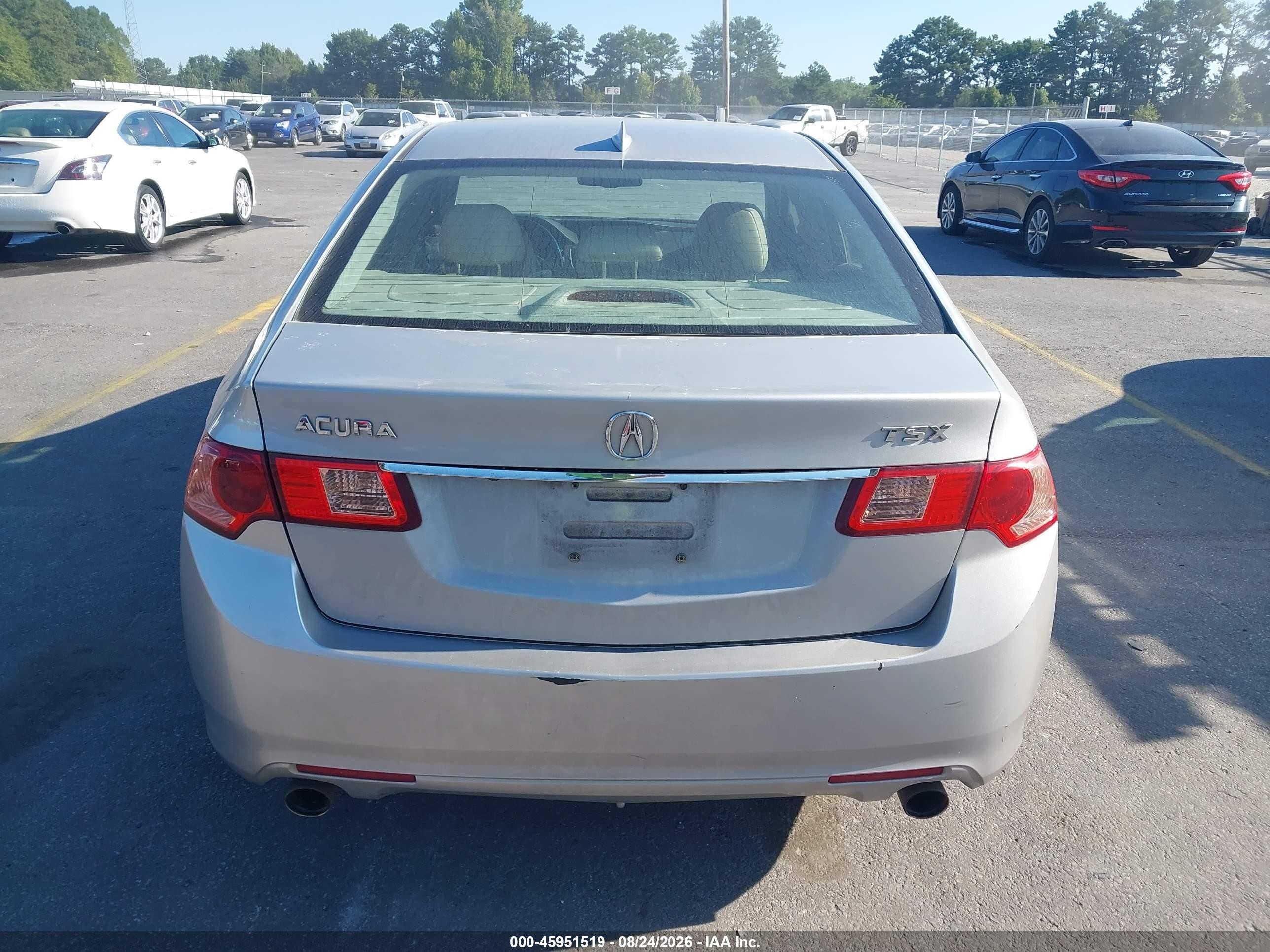 2012 Acura Tsx 2.4 Silver vin: JH4CU2F6XCC020346