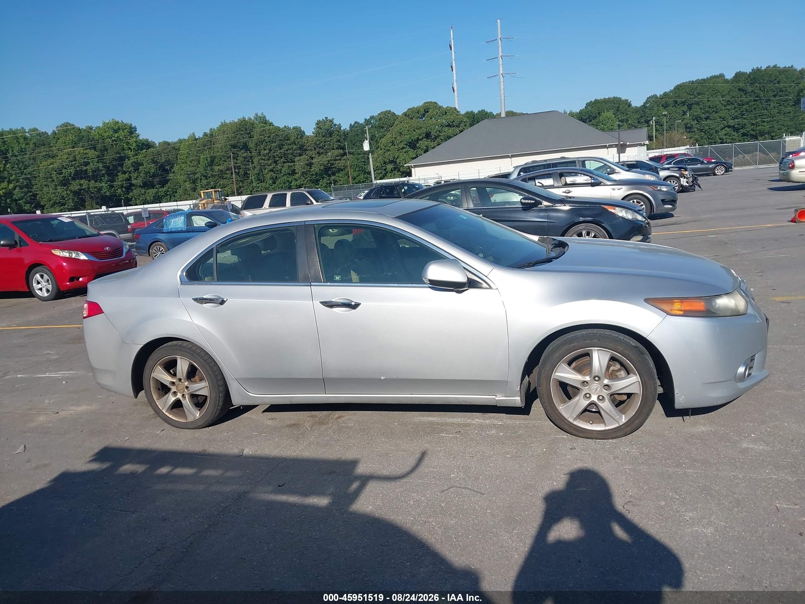 2012 Acura Tsx 2.4 Silver vin: JH4CU2F6XCC020346
