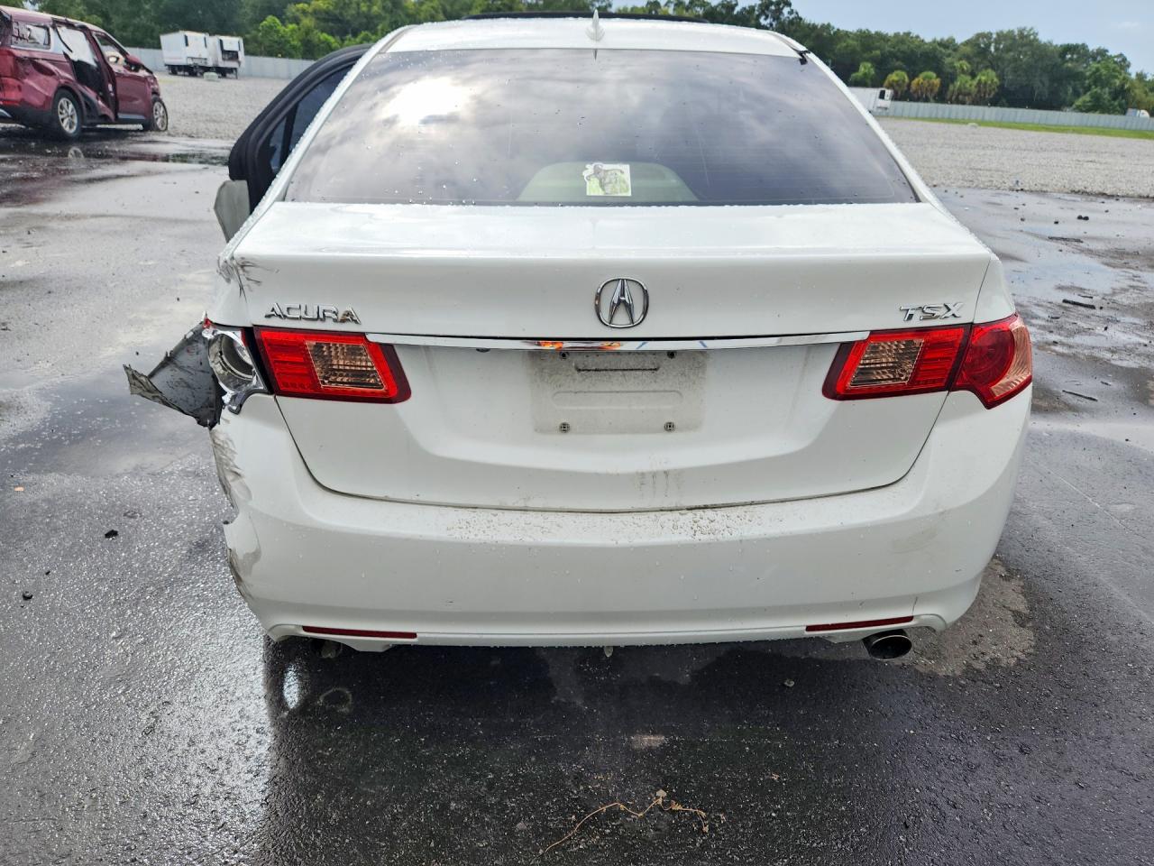 2012 Acura Tsx Tech White vin: JH4CU2F6XCC030410