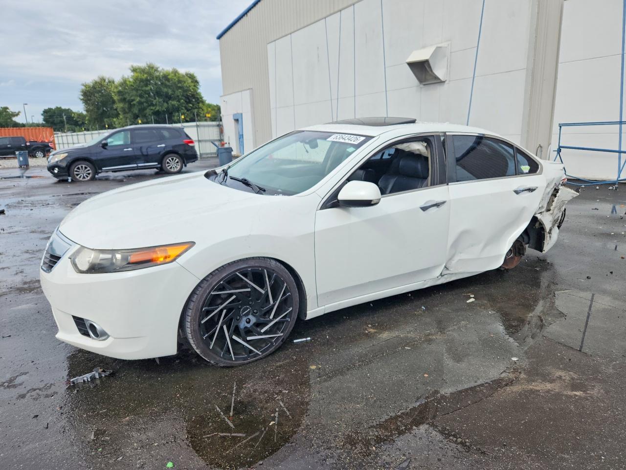 2012 Acura Tsx Tech White vin: JH4CU2F6XCC030410
