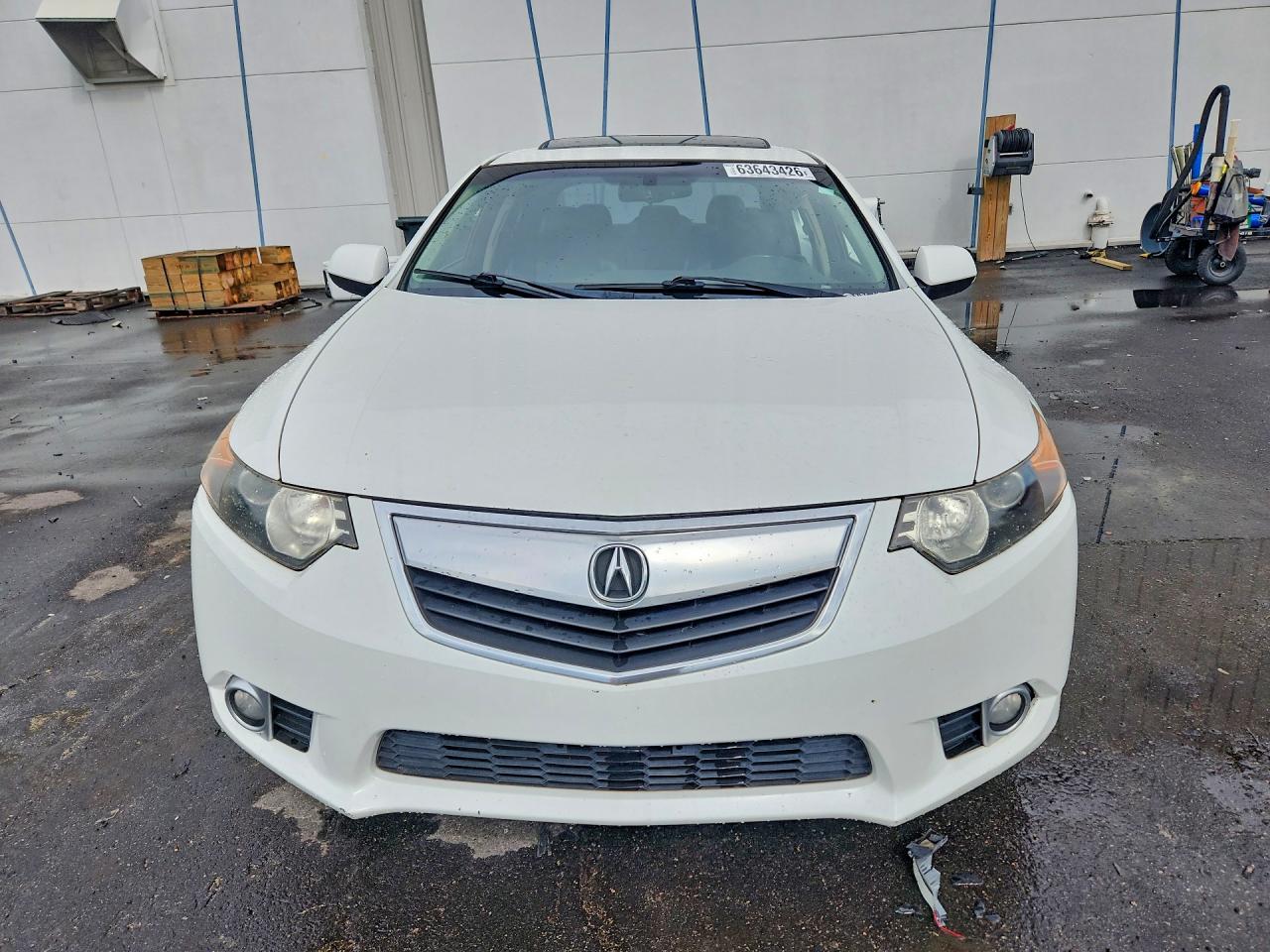 2012 Acura Tsx Tech White vin: JH4CU2F6XCC030410