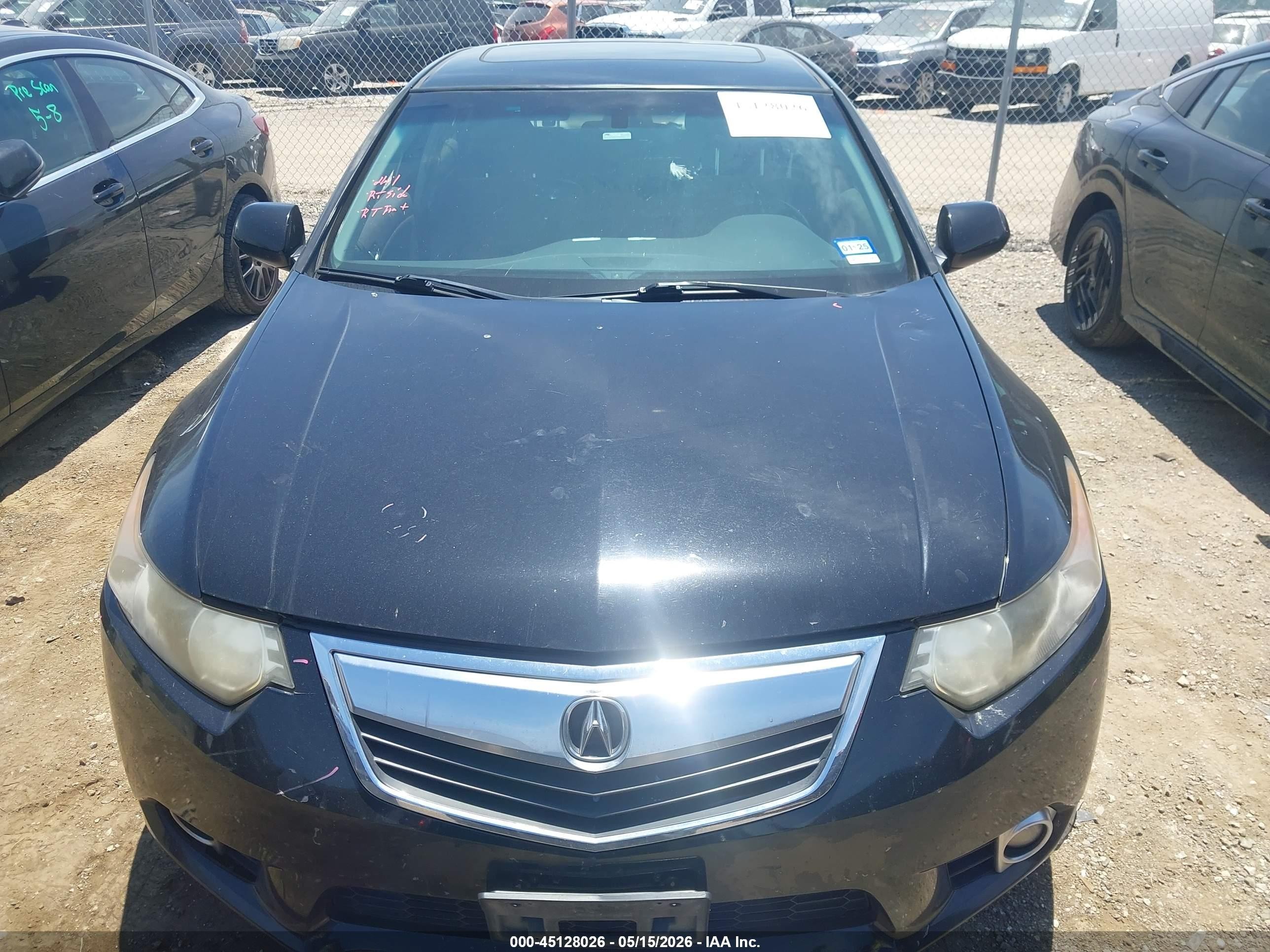 2013 Acura Tsx 2.4 Black vin: JH4CU2F6XDC006271