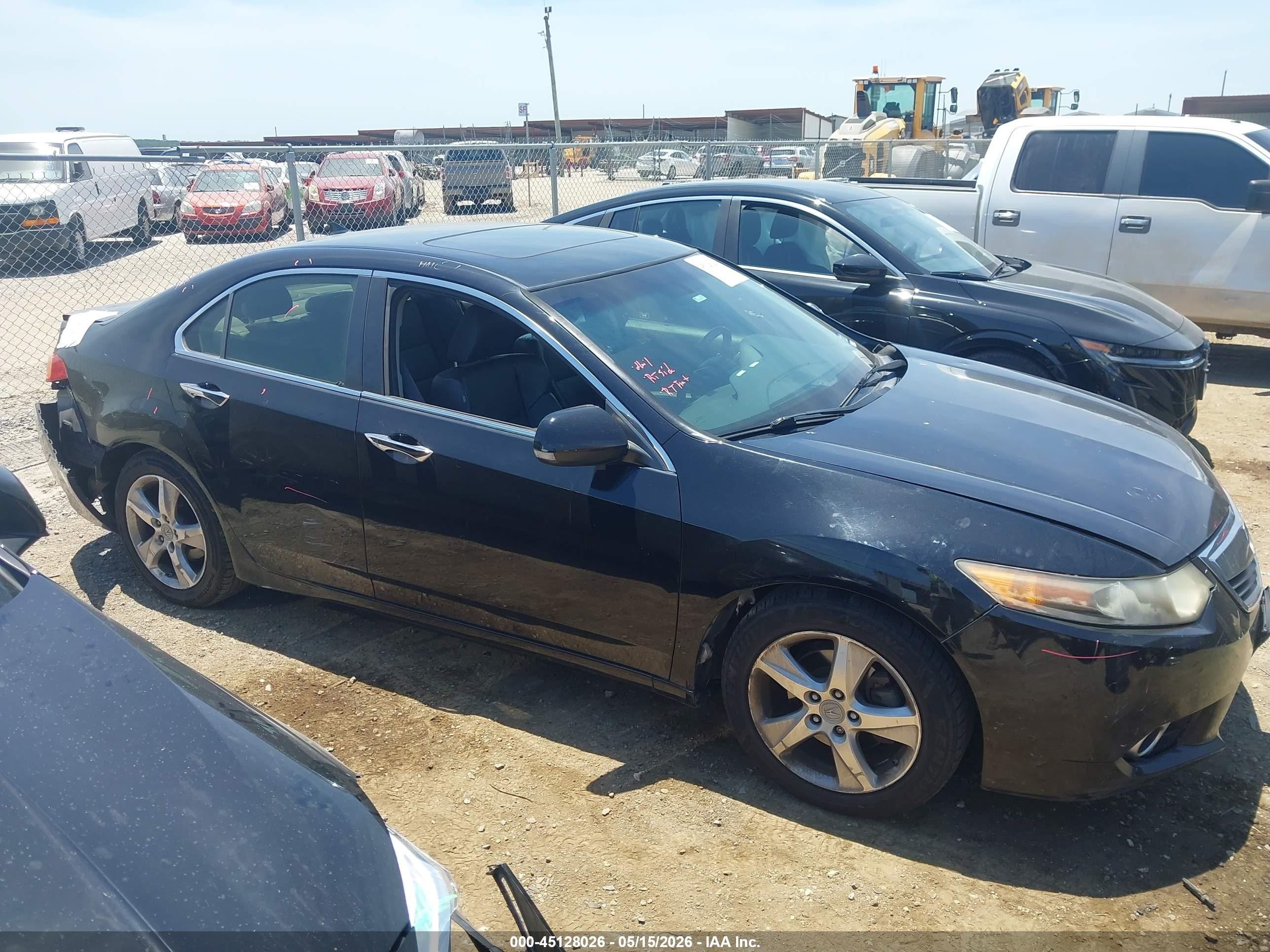 2013 Acura Tsx 2.4 Black vin: JH4CU2F6XDC006271