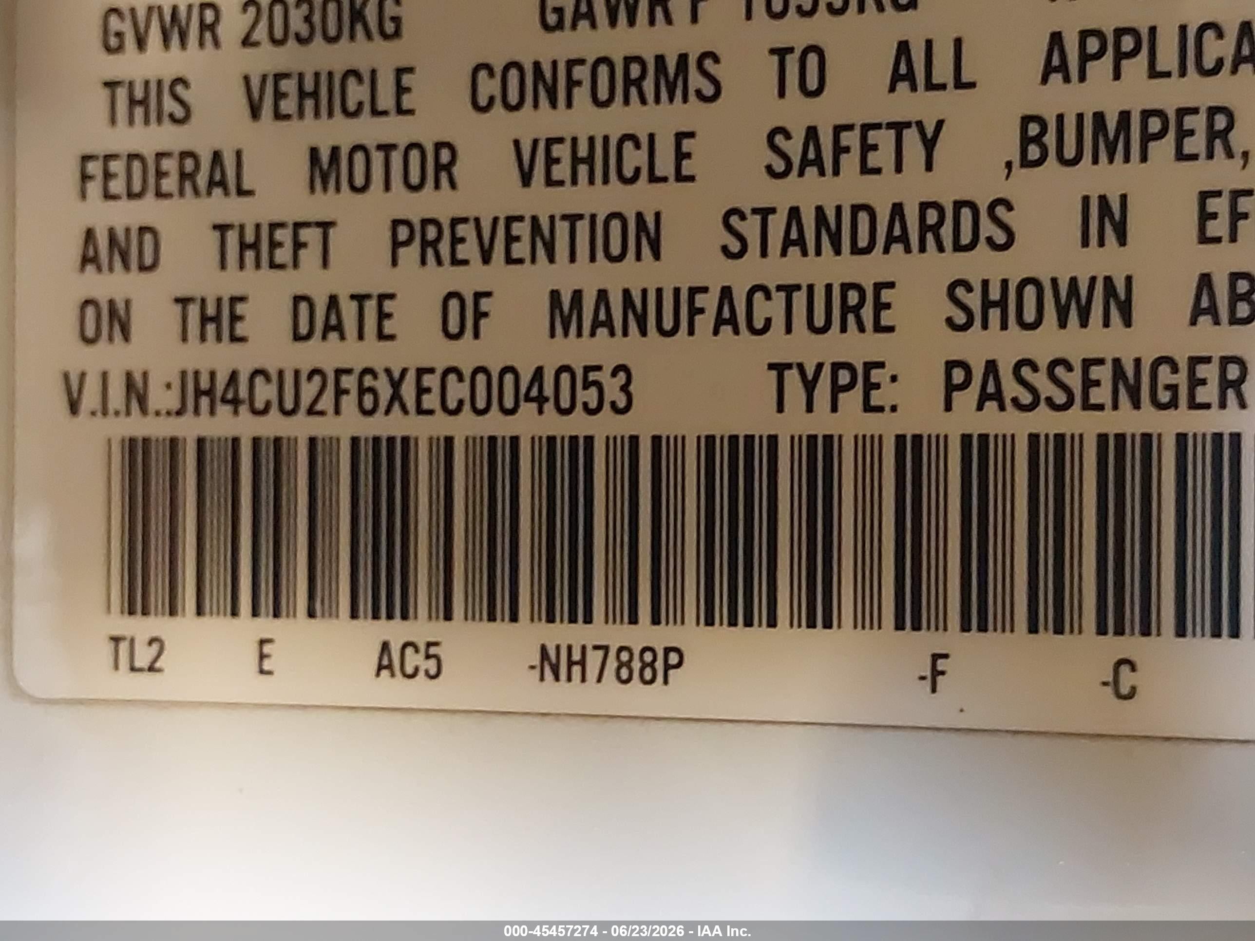 2014 Acura Tsx 2.4 White vin: JH4CU2F6XEC004053