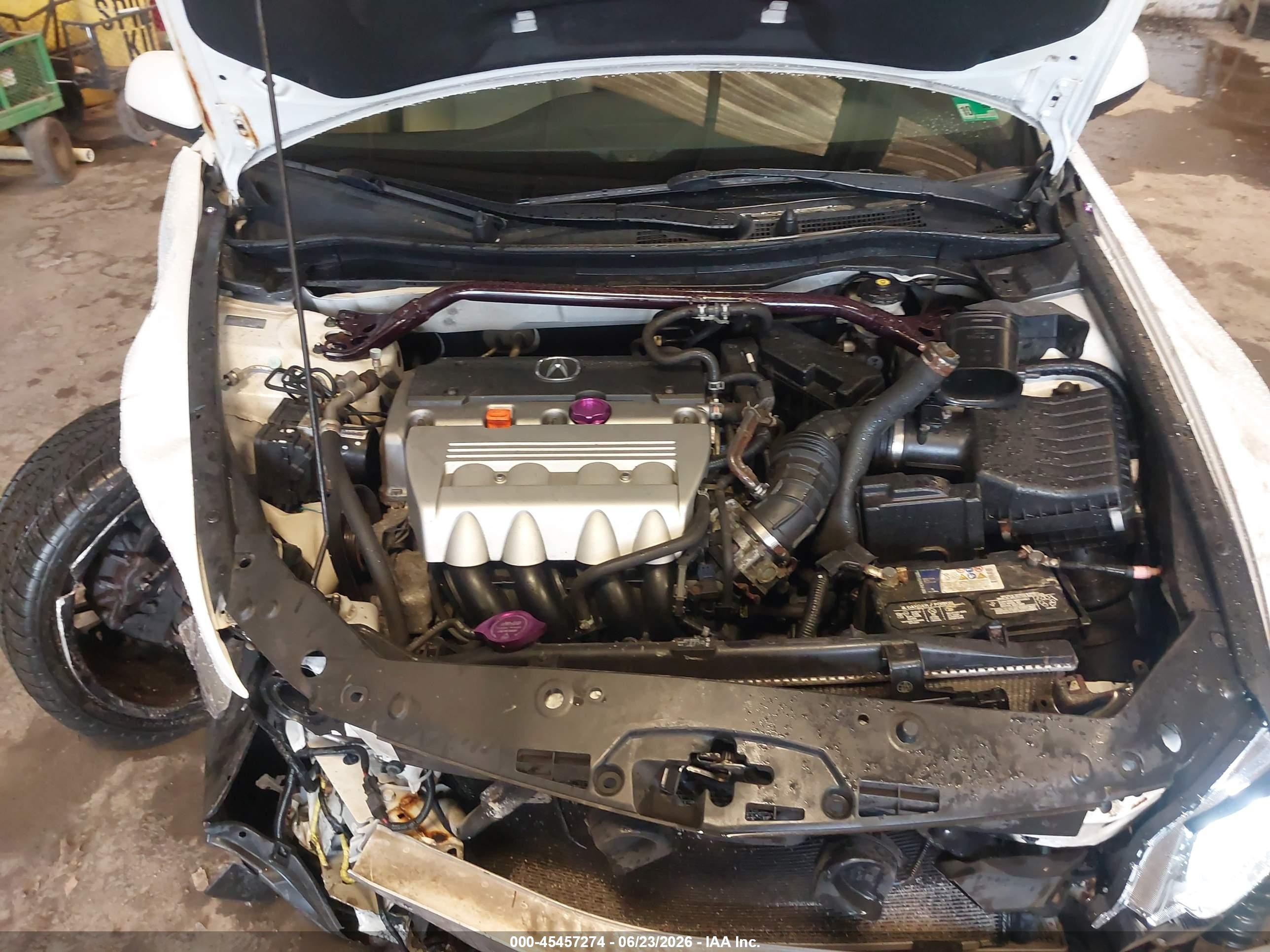 2014 Acura Tsx 2.4 White vin: JH4CU2F6XEC004053