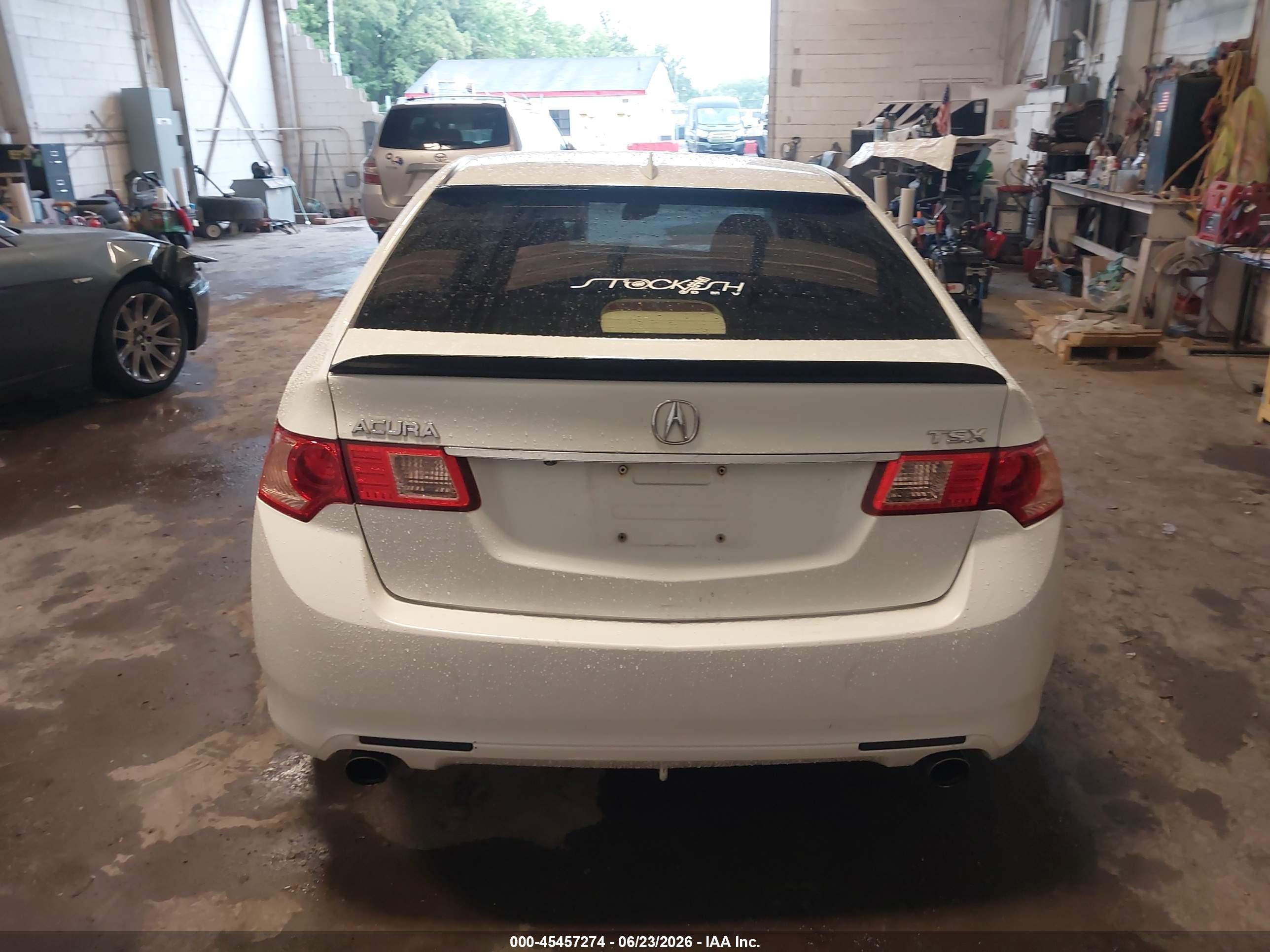 2014 Acura Tsx 2.4 White vin: JH4CU2F6XEC004053